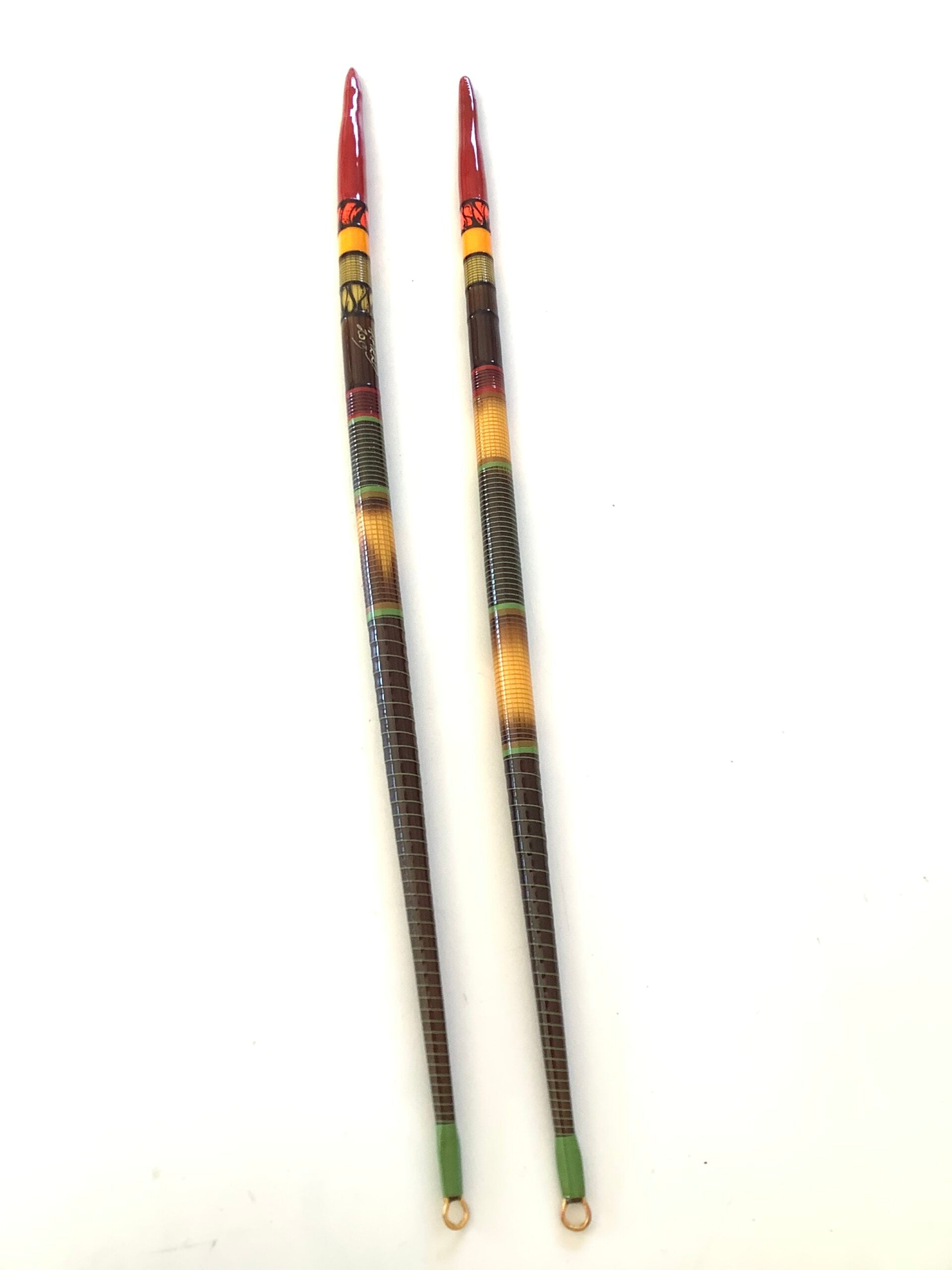 A Pair of Andrew Field Hand Made Large Quill Floats