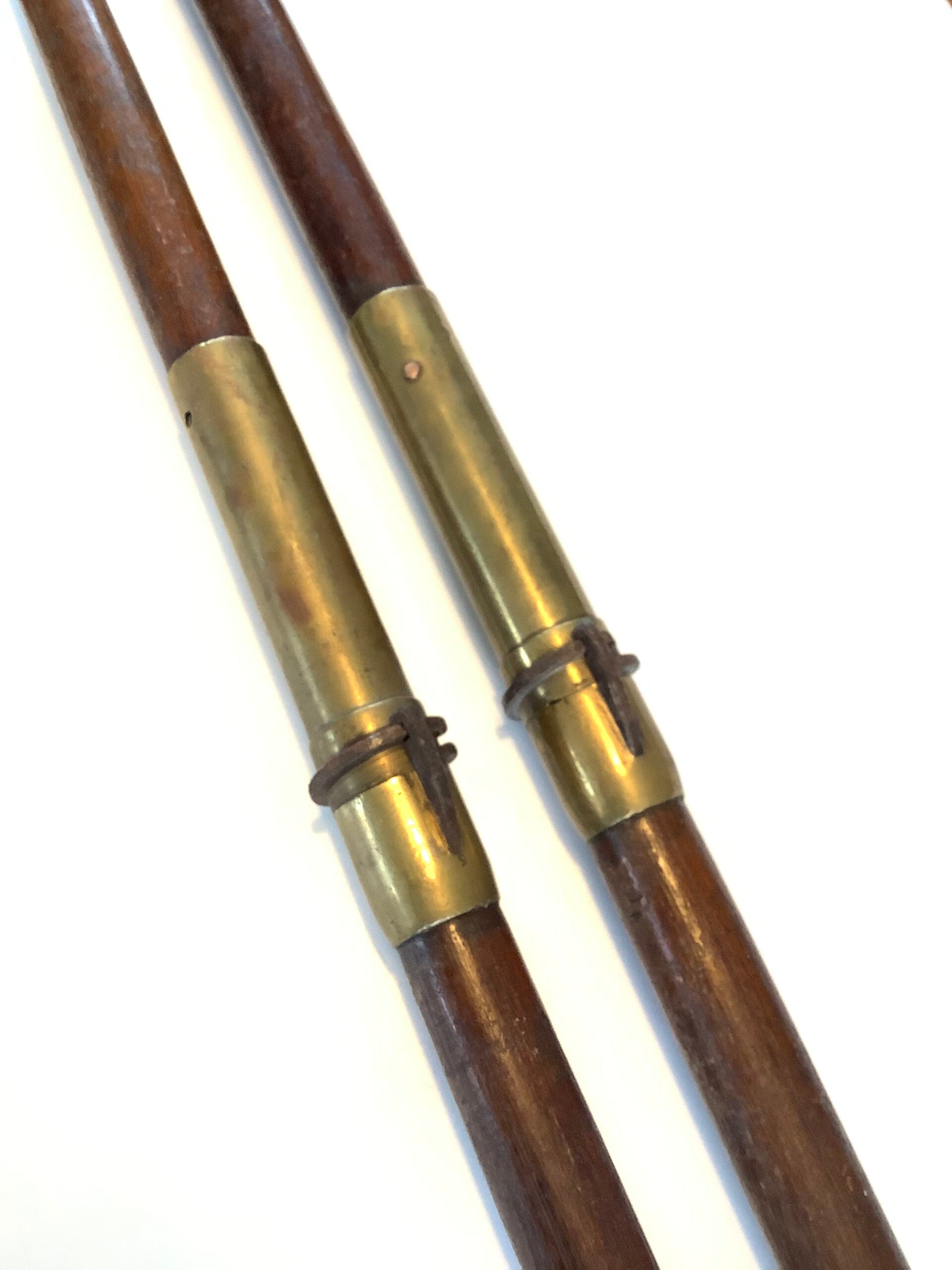 Antique Walker Bampton Hardwood four piece boat hook