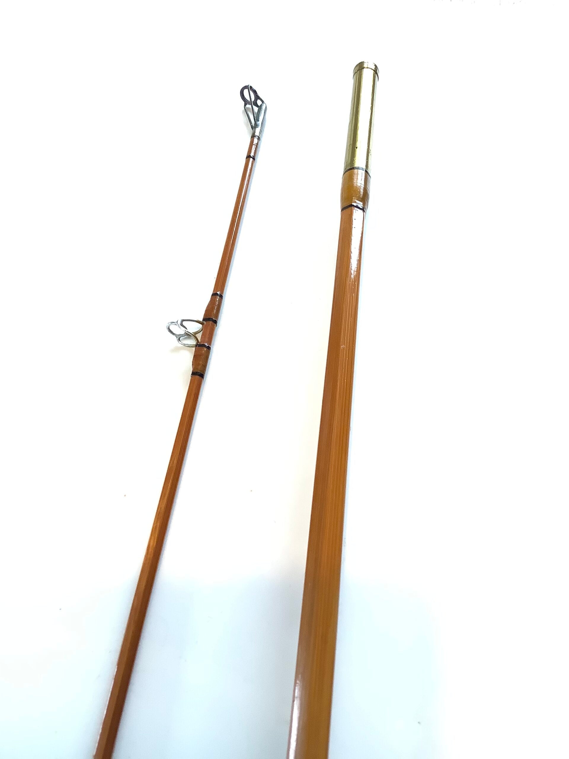 Rare Benwoods  of London Built cane 8ft Special Rod