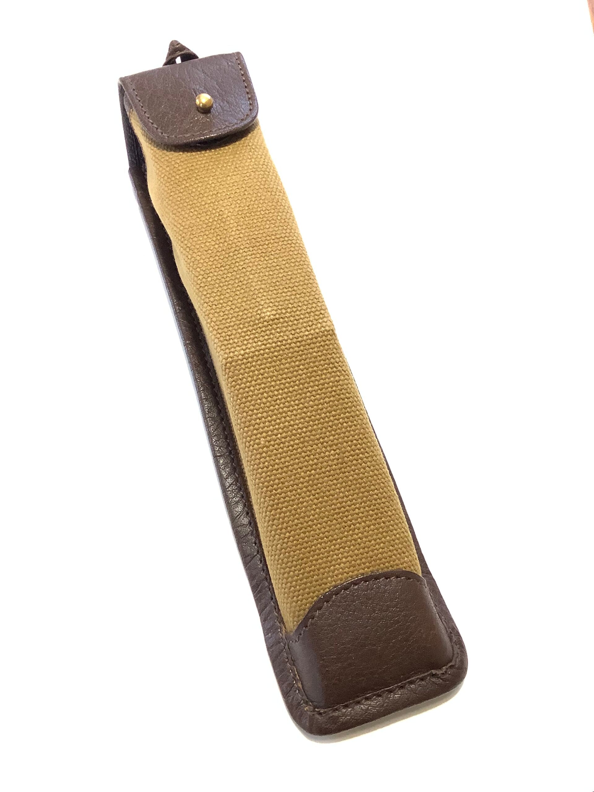JAMES PURDEY Portable Rosewood Boot Jack with Canvas Leather case