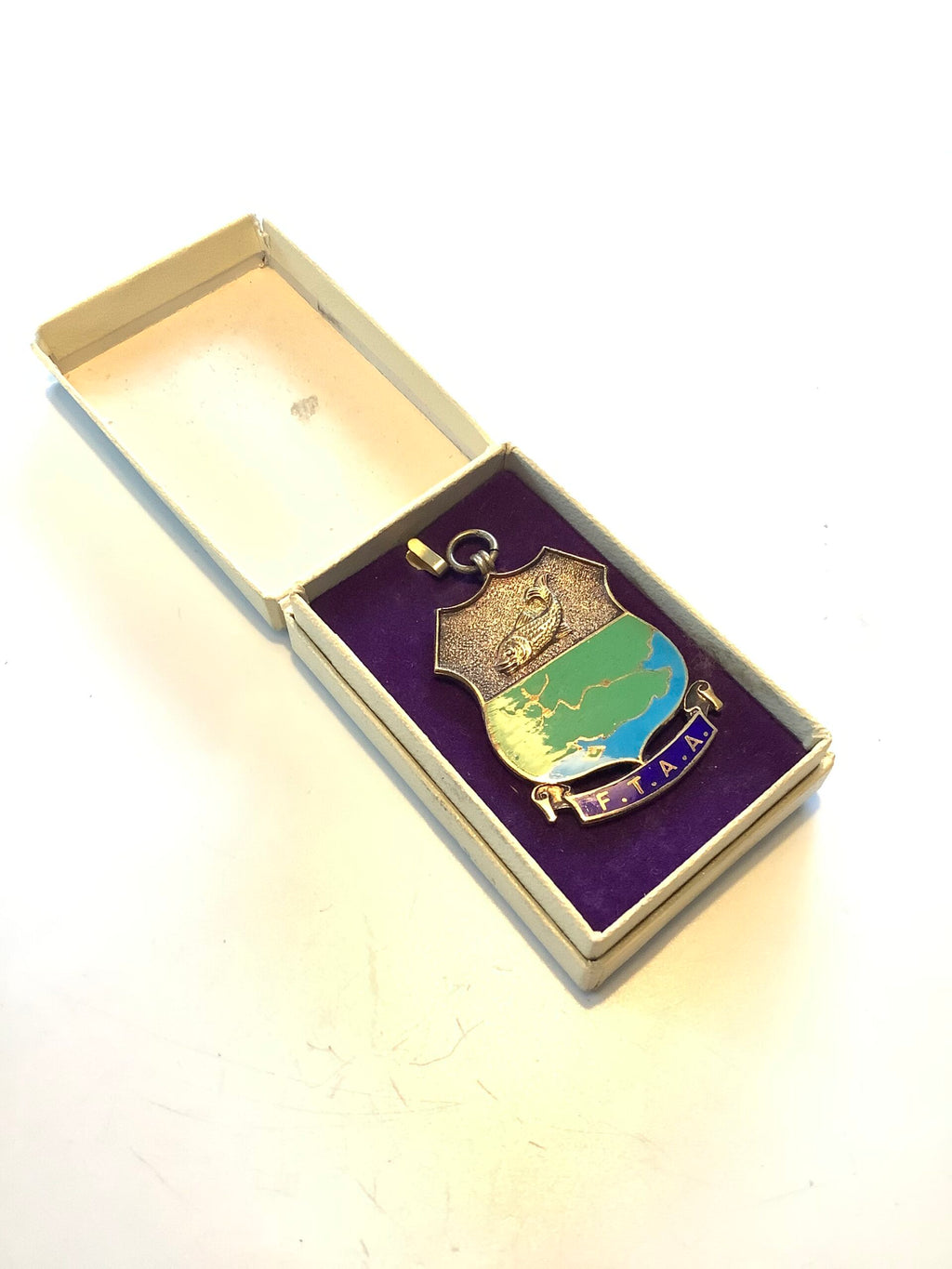 Vintage Silver Team Winners Angling Medal 1953 Harlesden Association