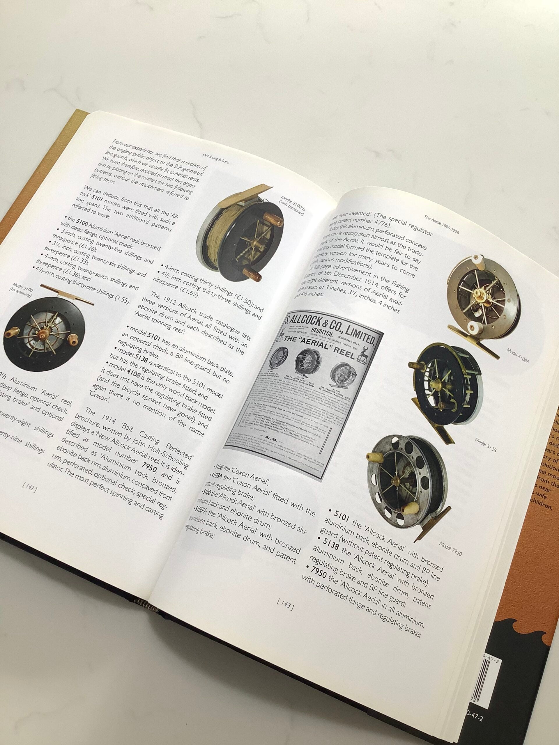 J.W.YOUNG “ A Century of the art of making fishing REELS” First Edition Hardback Signed by Author James Young
