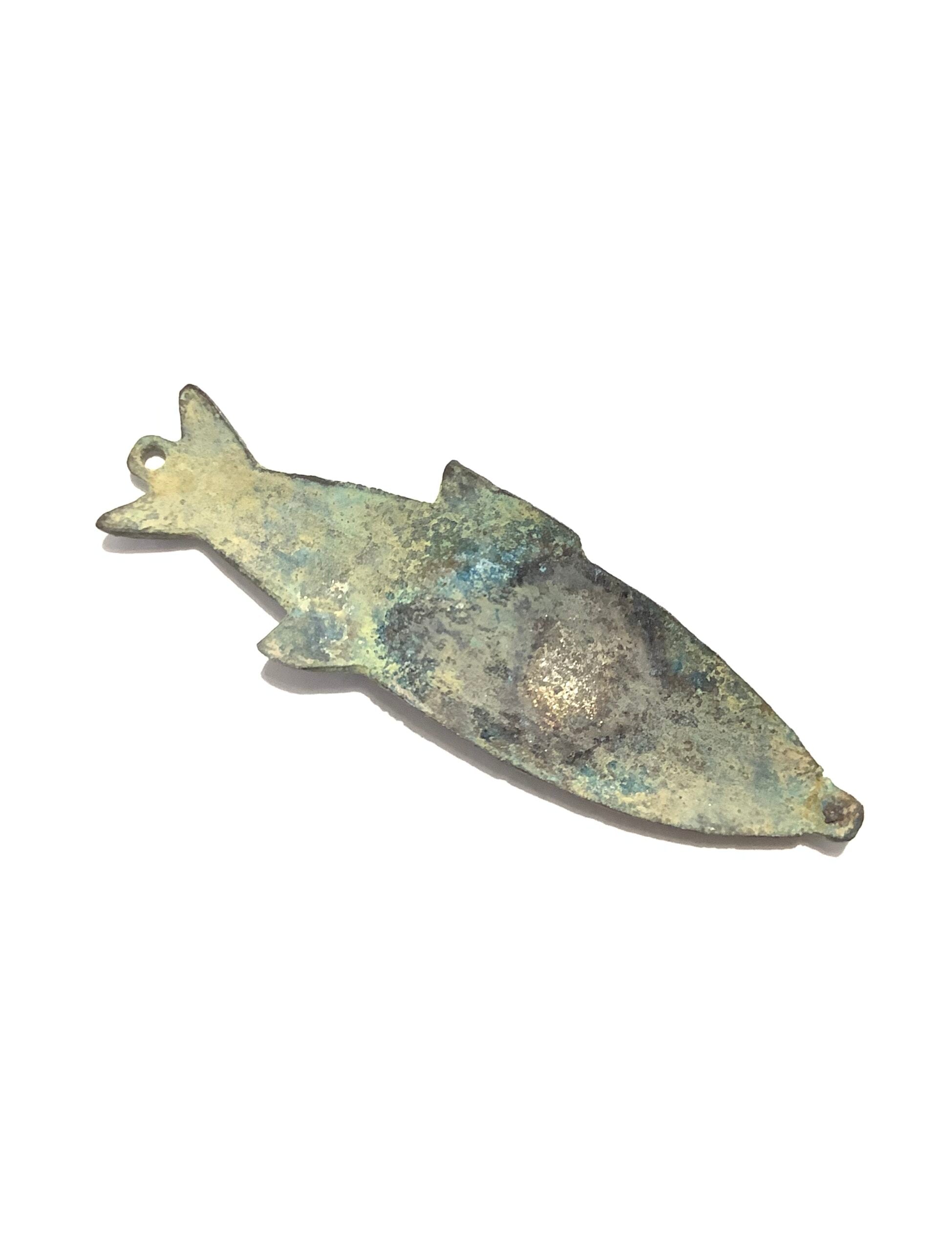 Very Rare Roman 300-400 AD Bronze Fish