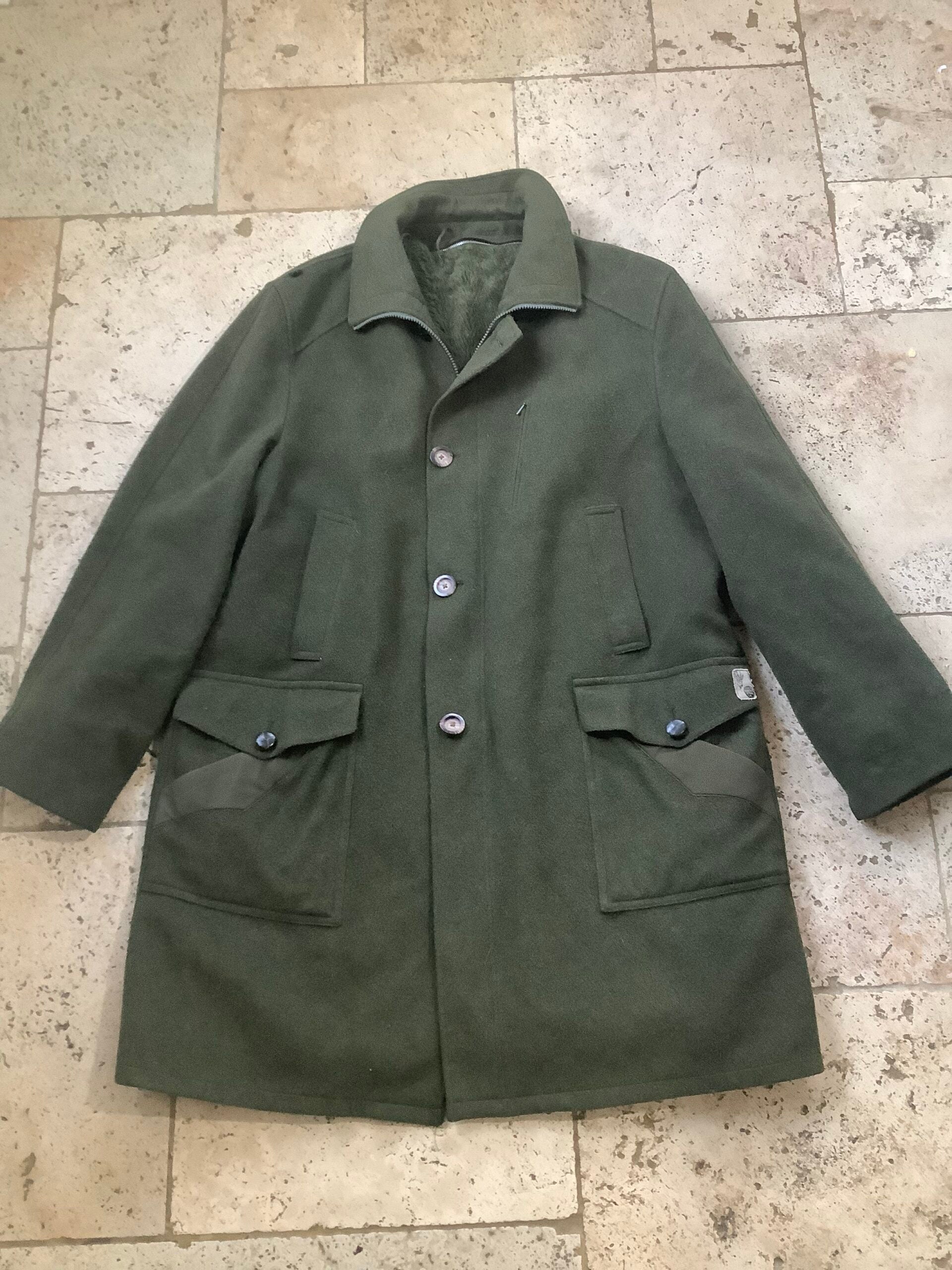 ORIGINAL AUSTRIAN RASCHEN LODEN PURE WOOL OUTDOORSMAN HUNTING COAT