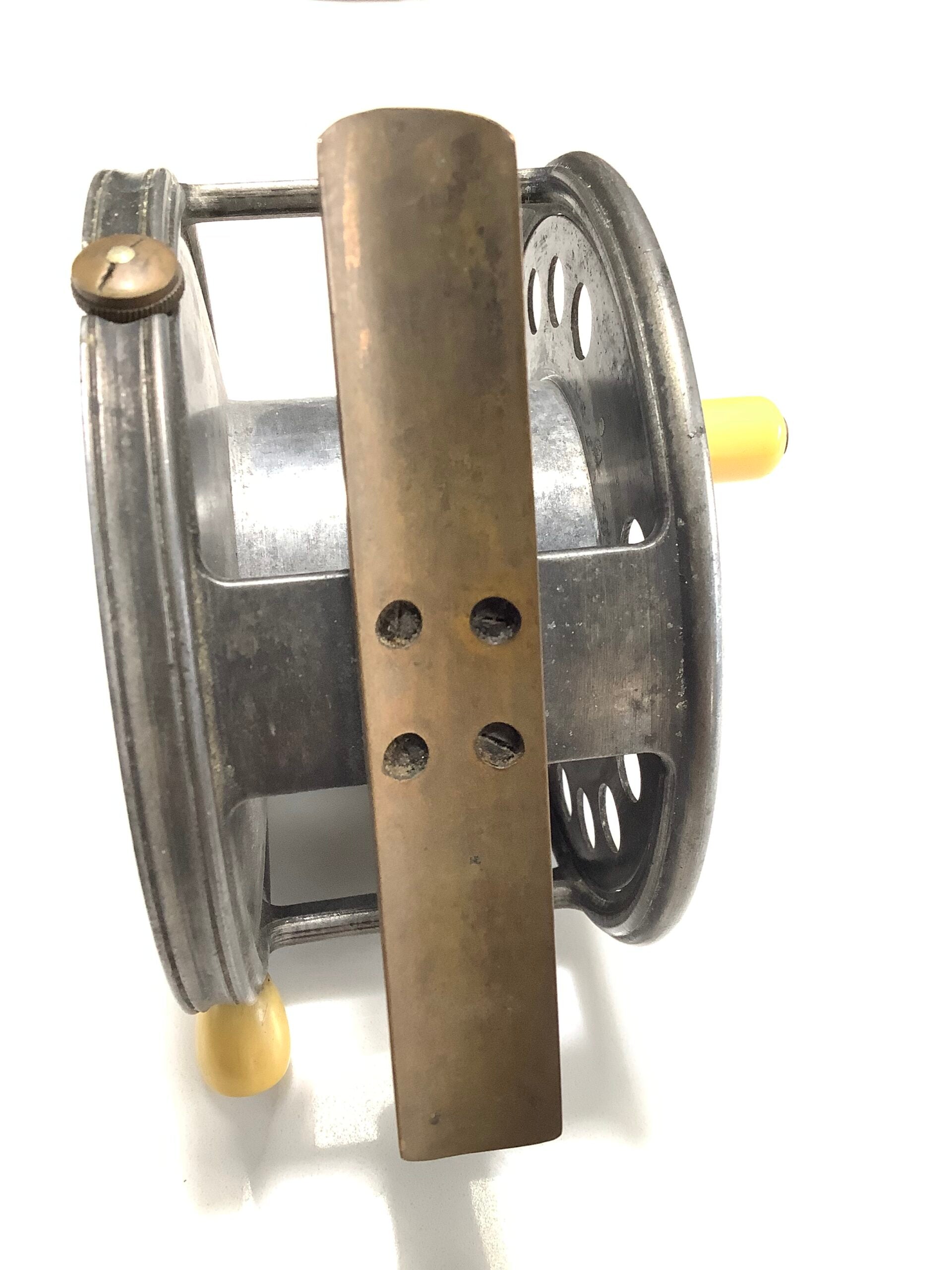 Antique RARE EXTRA WIDE DRUM Hardy Bros SILEX No.2 Reel