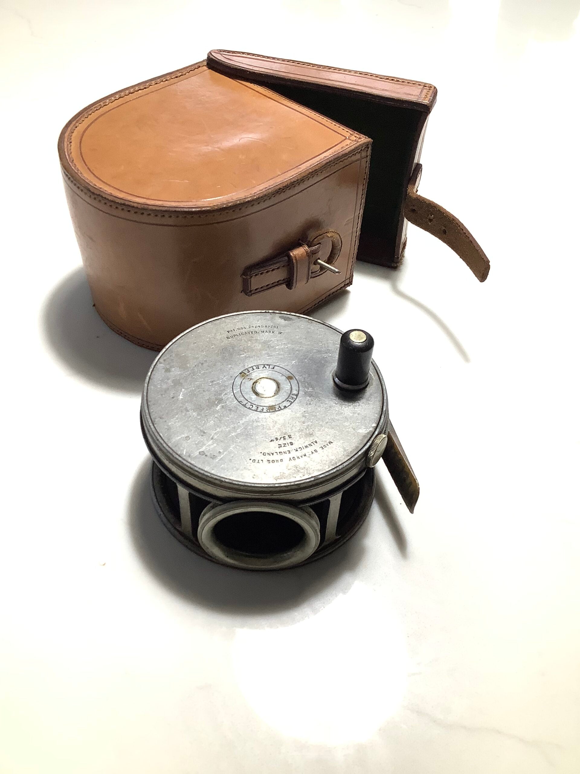 Antique Hardy Bros 3 3/4” Perfect Fly Reel Circa 1928