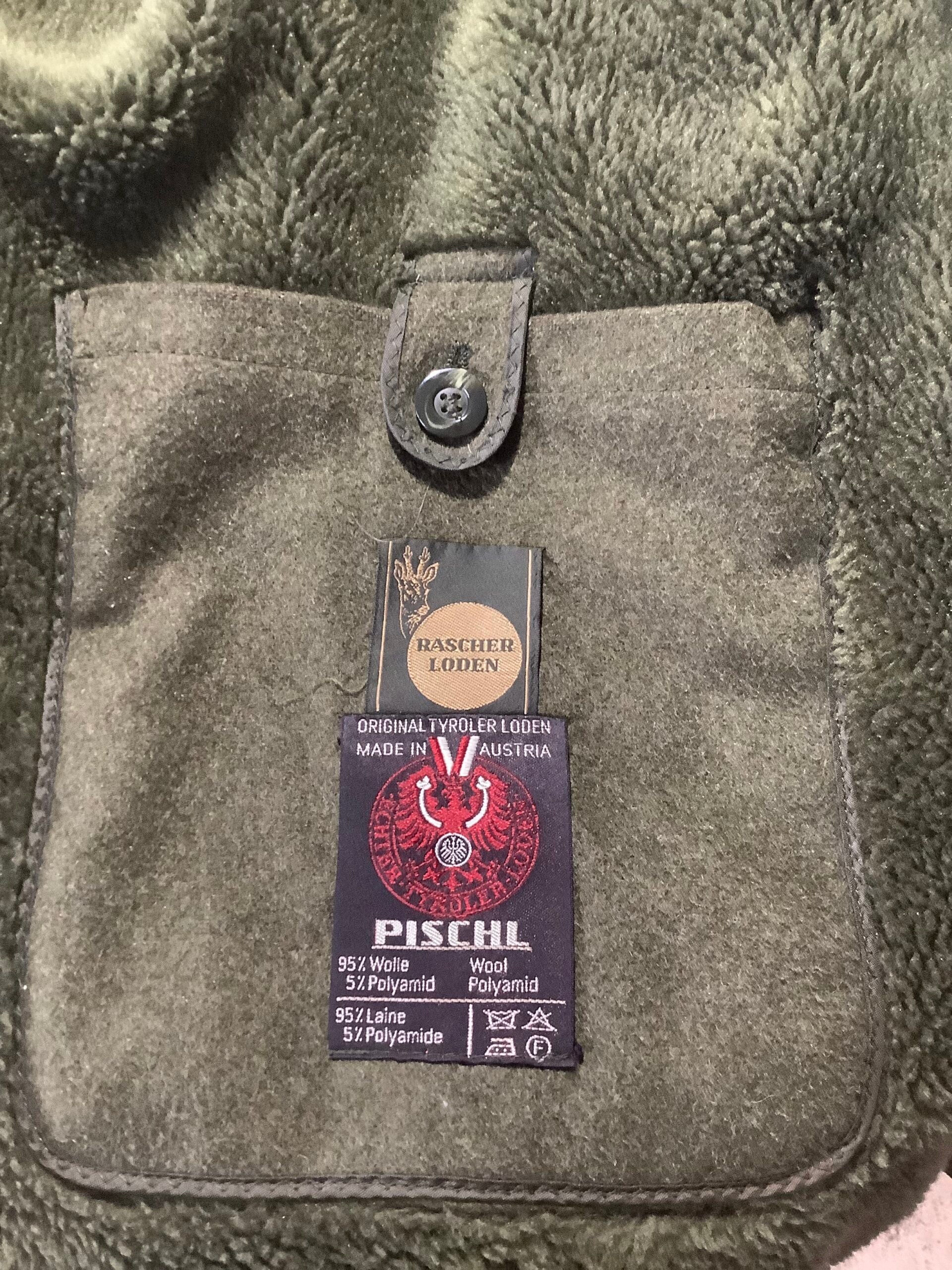 ORIGINAL AUSTRIAN RASCHEN LODEN PURE WOOL OUTDOORSMAN HUNTING COAT