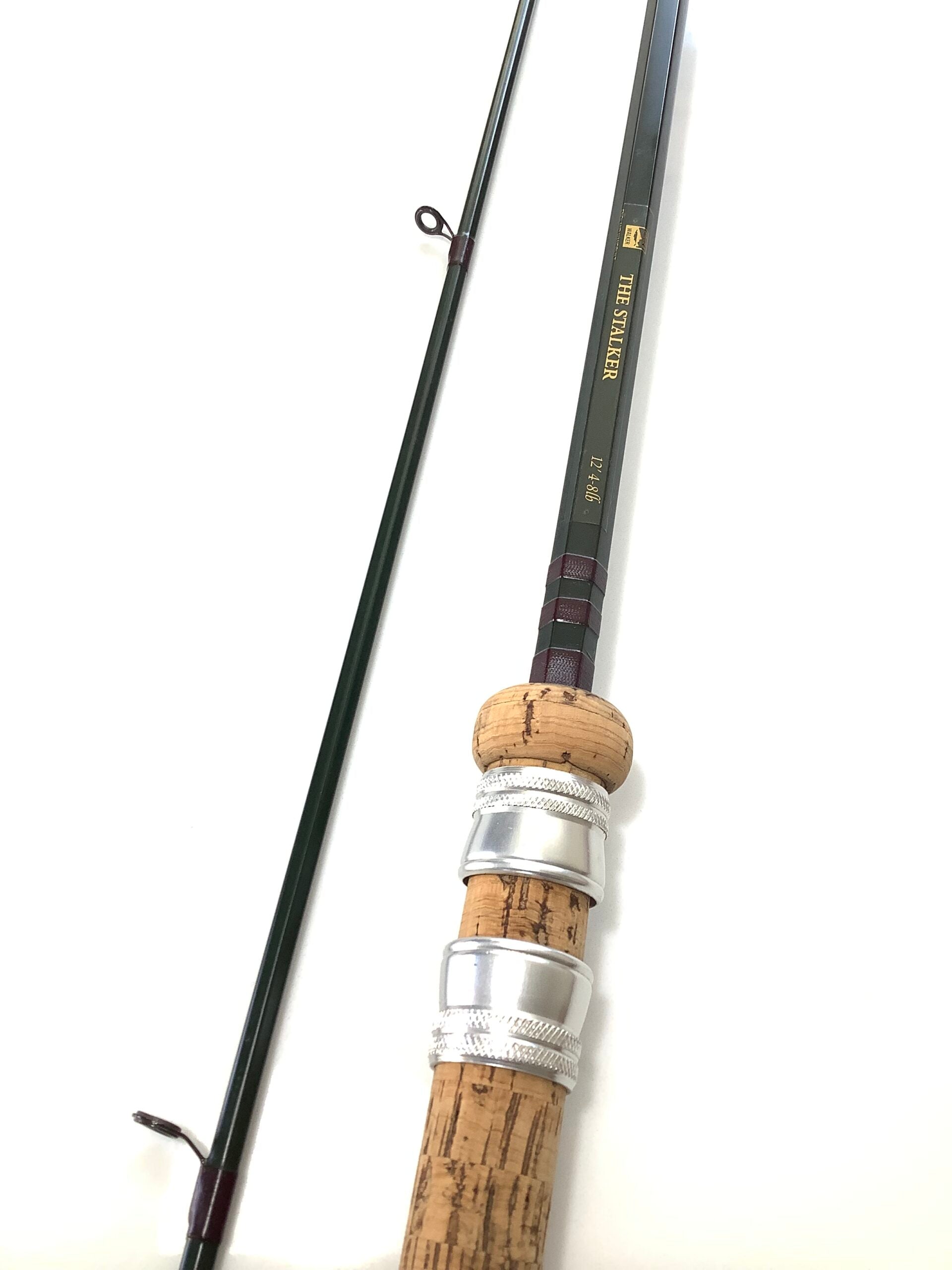 Bruce Walker HEXAGRAPH 12ft “ Stalker” Rod in Rare Dark Green Hexagrap ...
