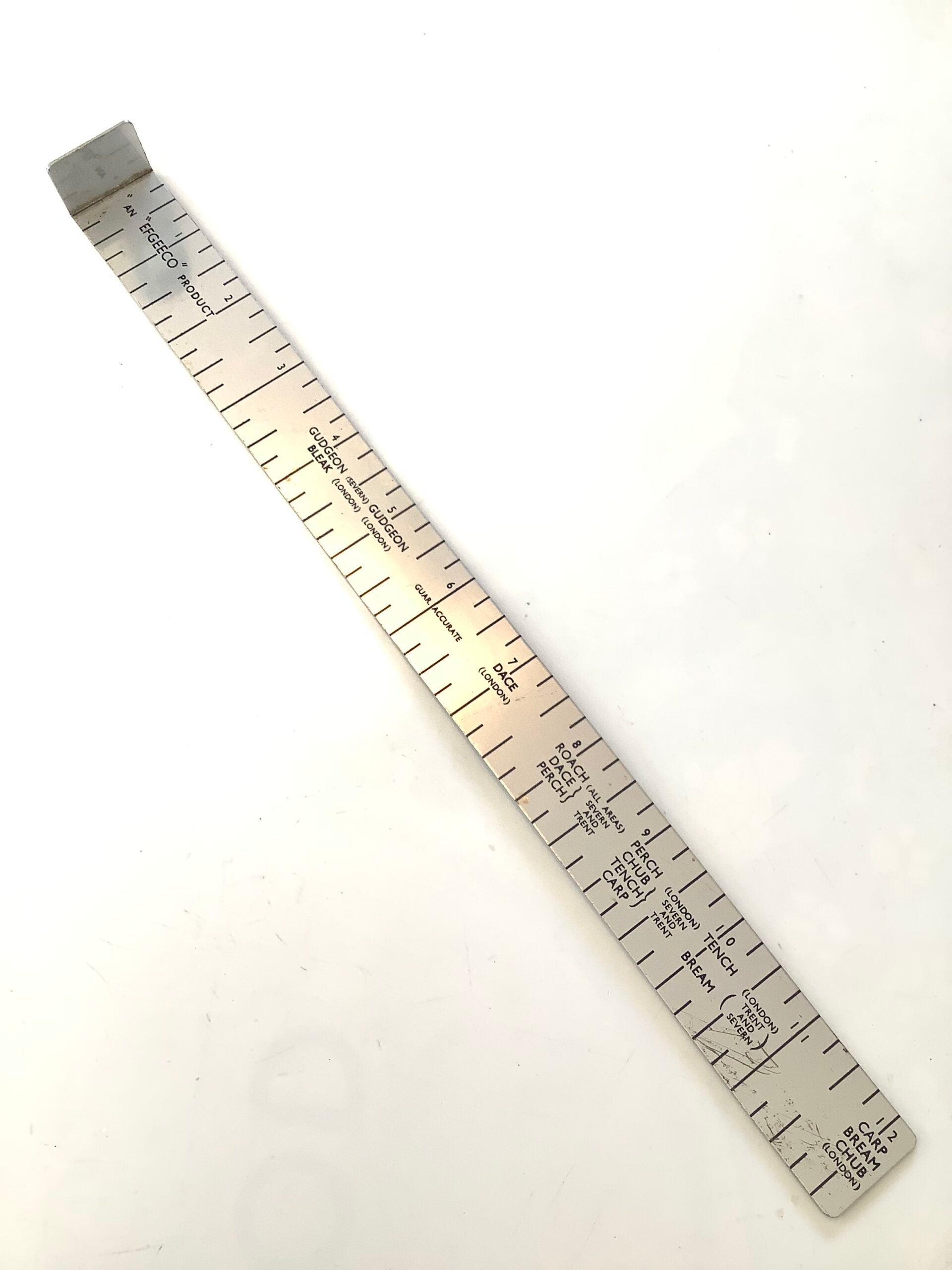 Vintage Efgeeco fisherman’s ruler