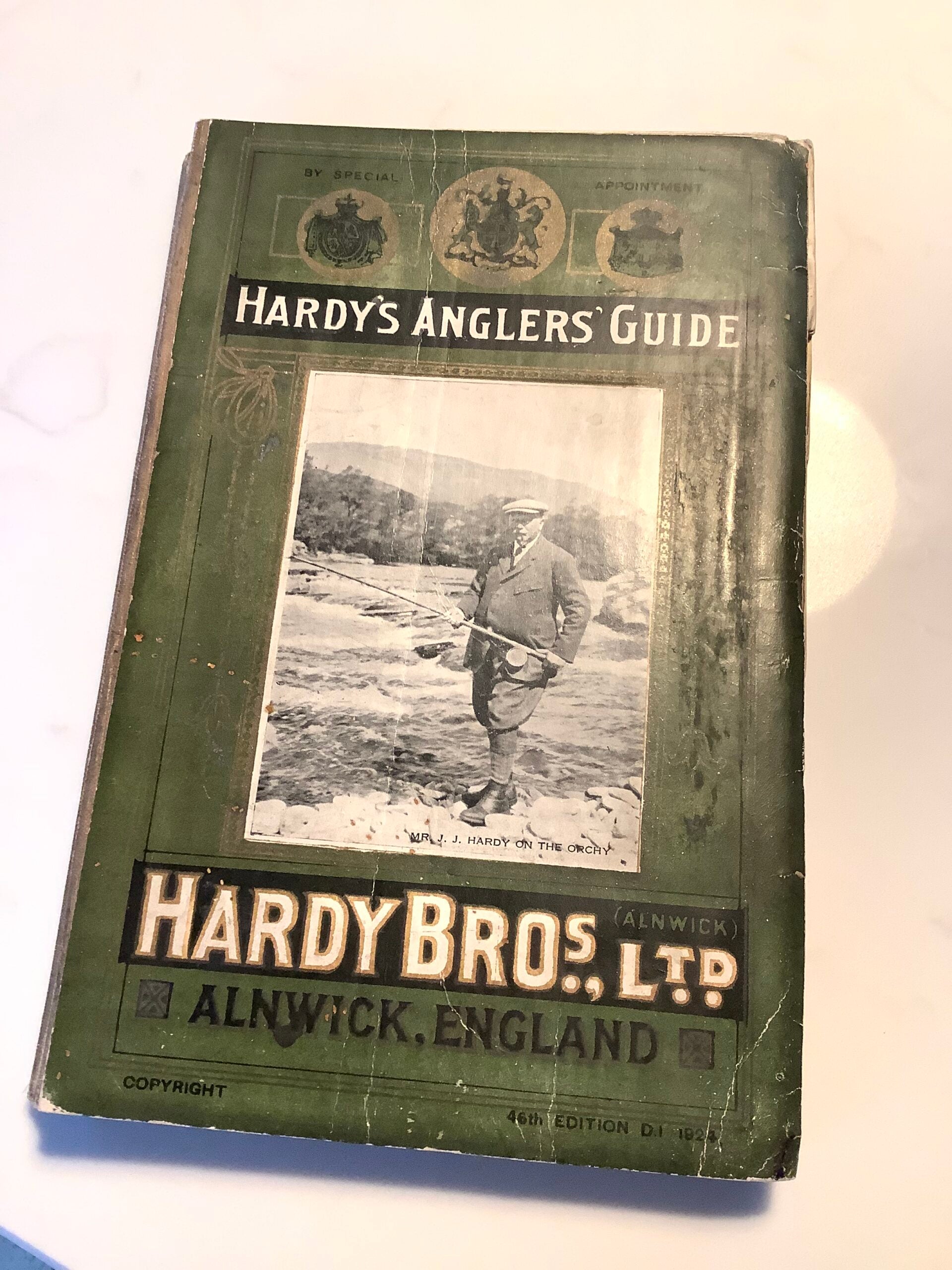 Antique 1924 HARDY BROS ANGLERS GUIDE