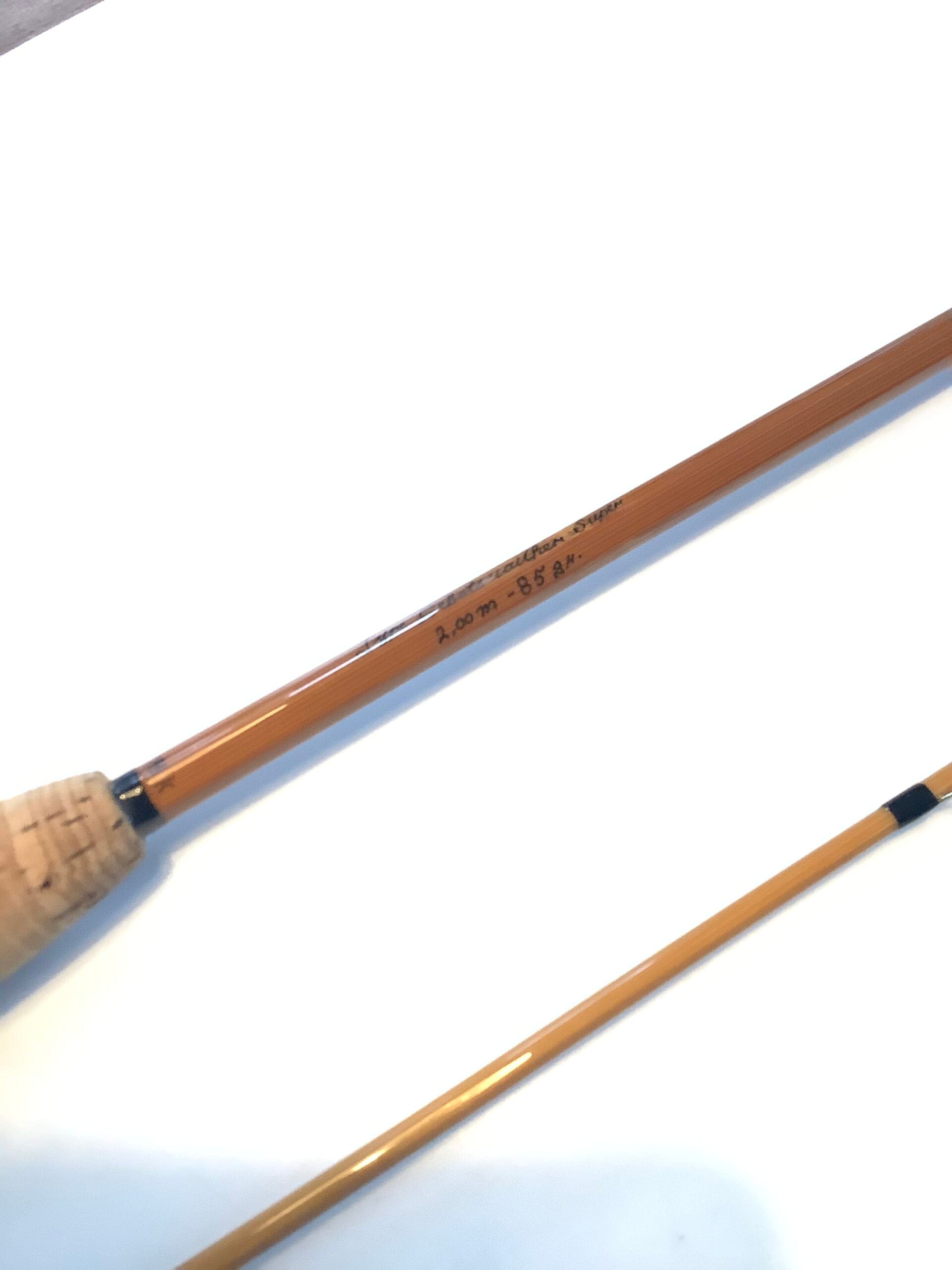 A Rare Walter Brunner of Austria “Gebetsroither Super” built cane fly rod