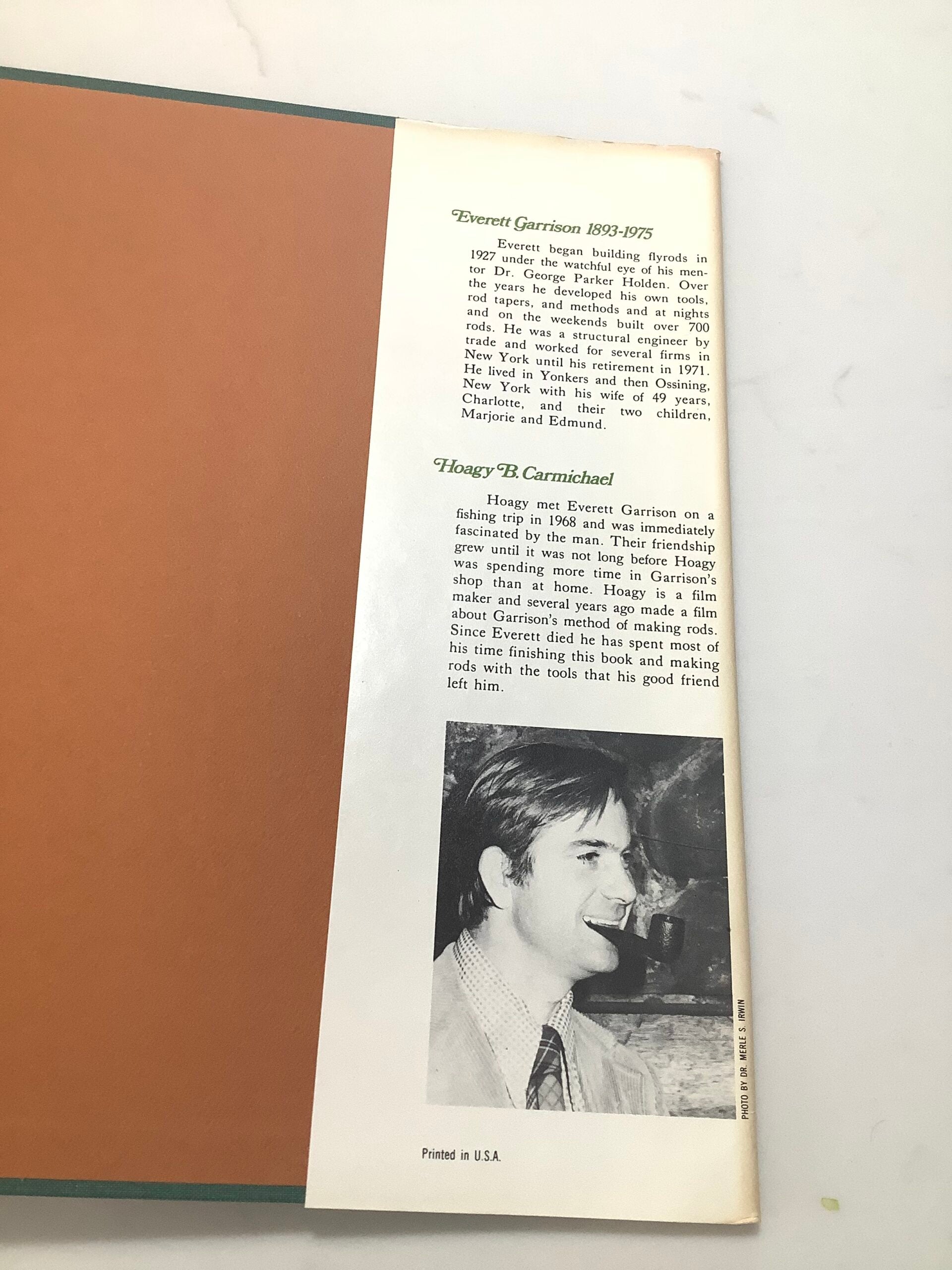 A MASTERS GUIDE TO BUILDING A BAMBOO FLY ROD By Everett Garrison with Hoagy Carmichael