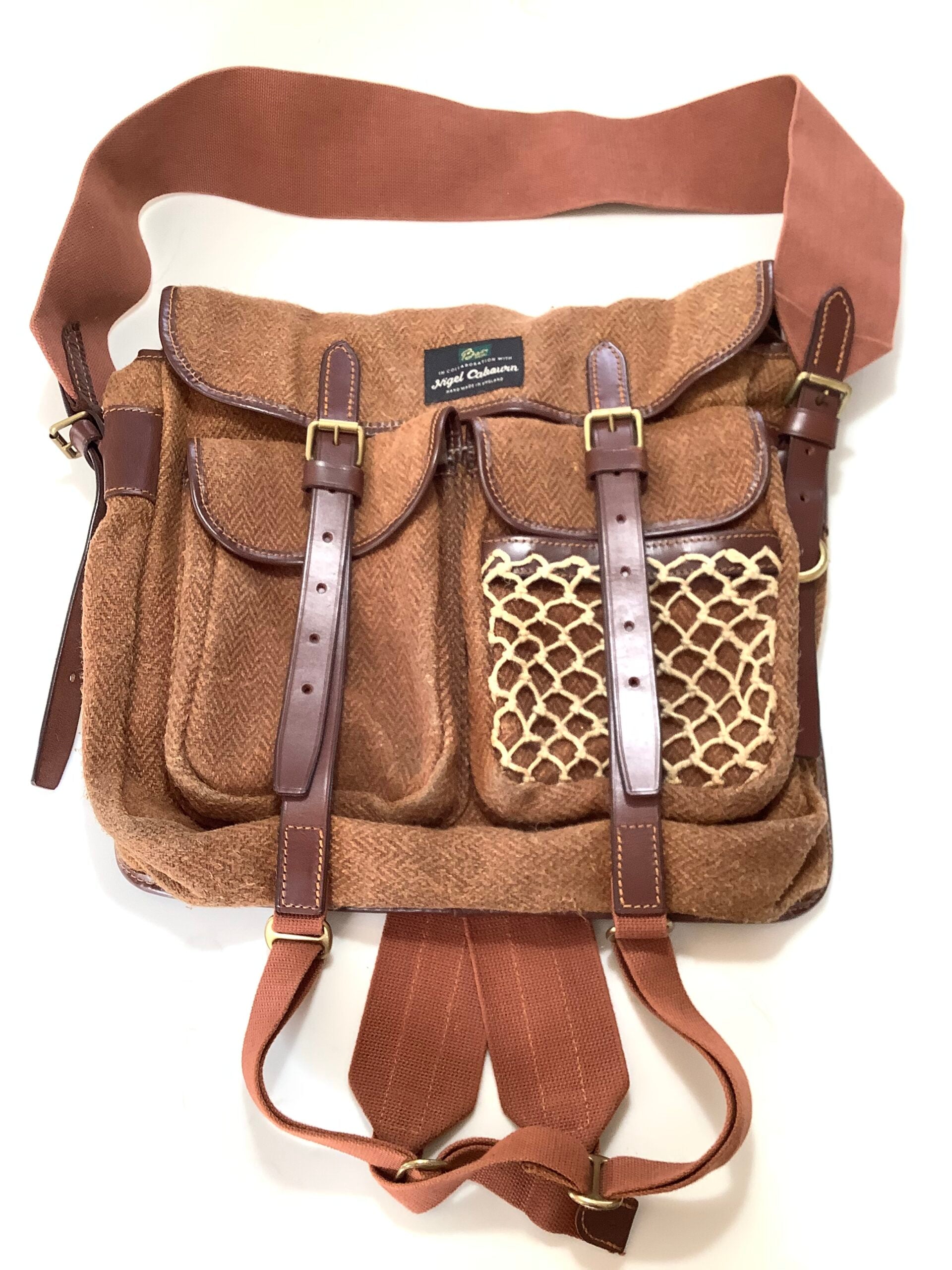 Scarce BRADY Nigel Cabourn Fishermans Bag Hold all with Shoulder Straps