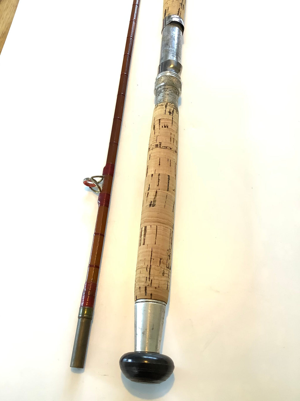 Very Rare Captain Croydon Bob Southwell built cane 7ft spinning/stalking rod in original condition