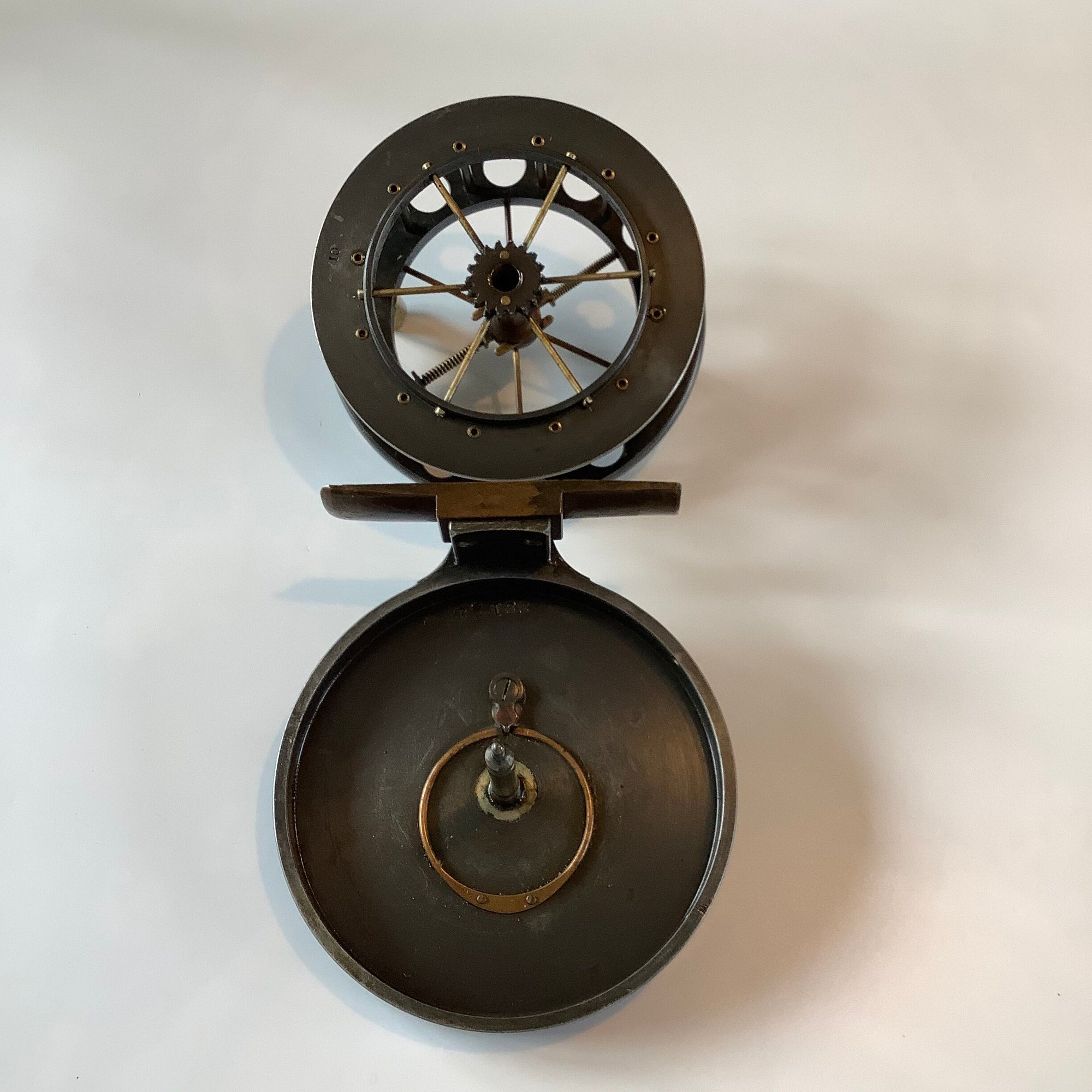 Allcock Co 12 spoke Aerial 3 1/2” with early calliper spring check mechanism