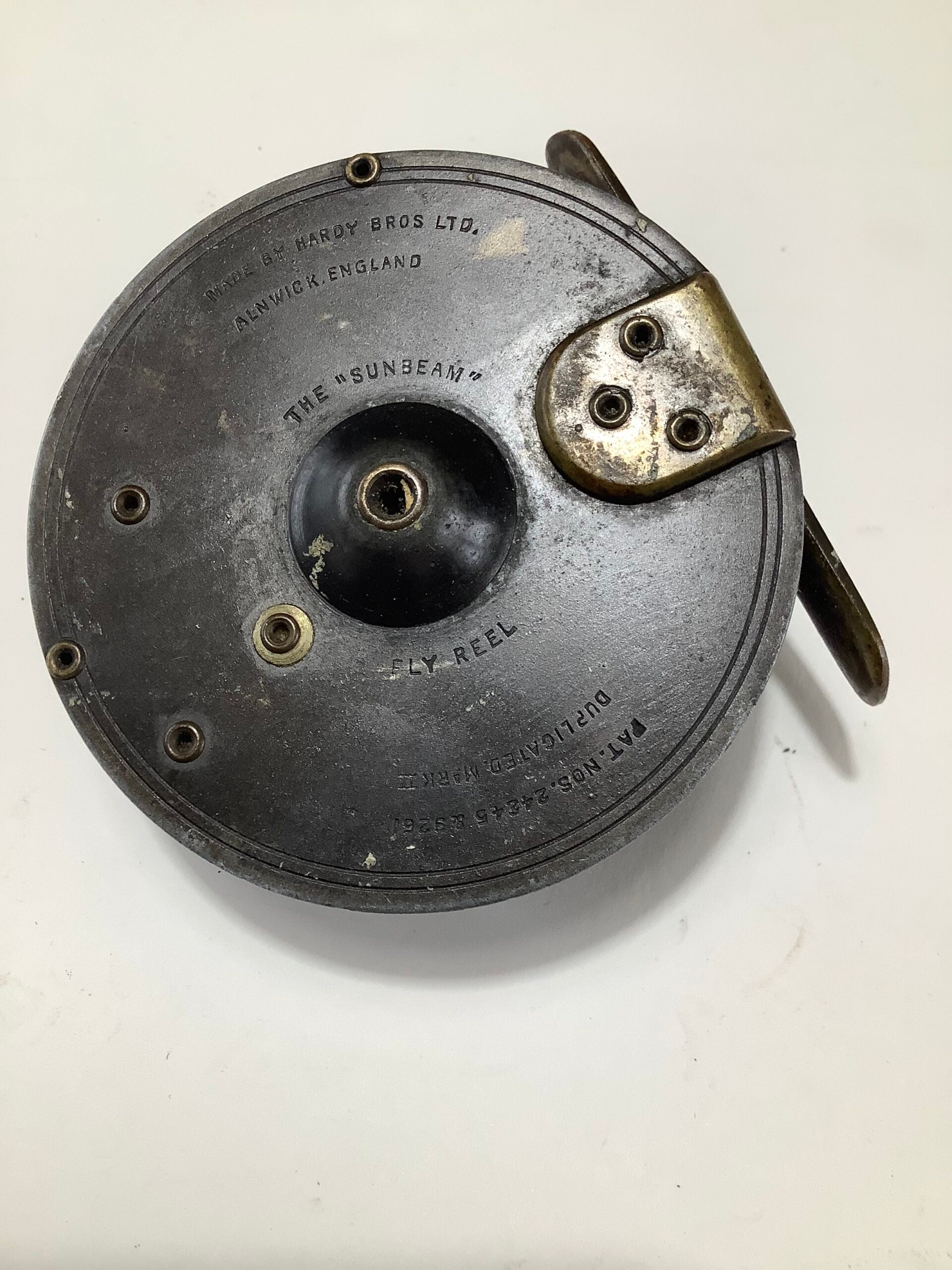 Antique Hardy Bros first model Sunbeam 2 3/4” Fly Reel
