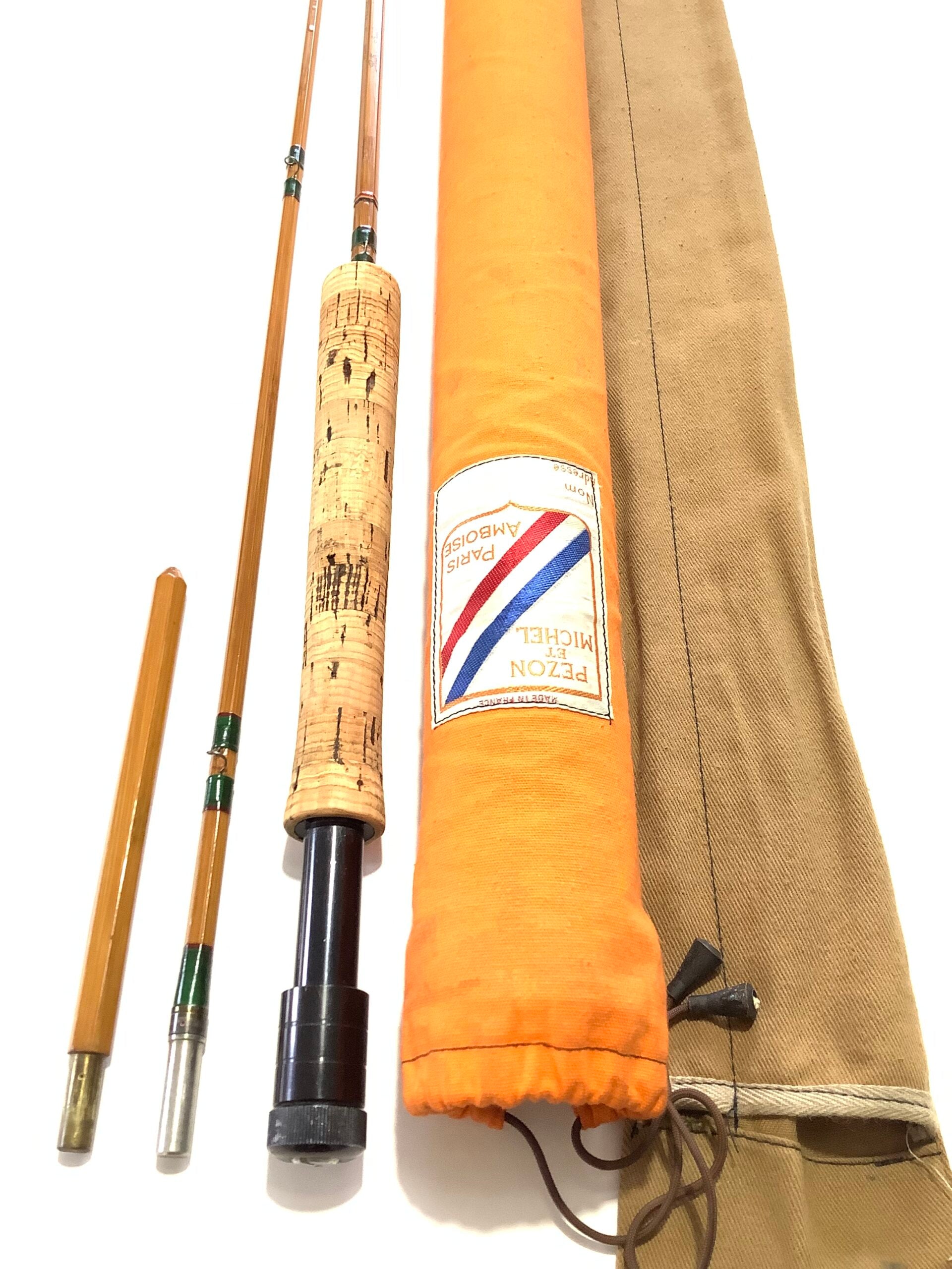Scarce PEZON ET MICHEL RITZ SUPER PARABOLIC PPP LONGCAST TYPE BATAULT FLY ROD 8ft 7”