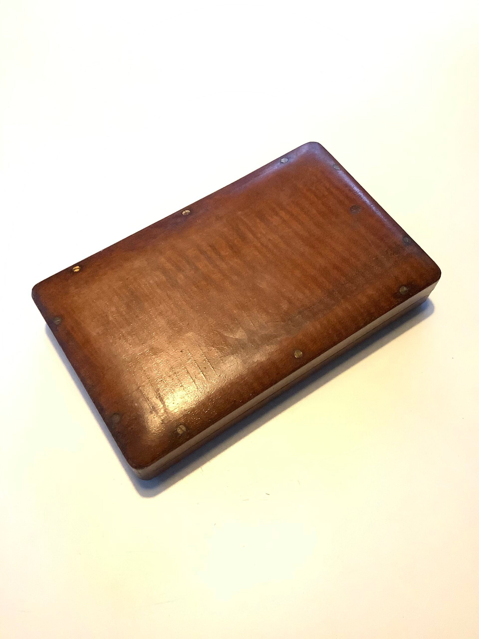 Antique Hardy Bros Mahogany “ Club” fly Box