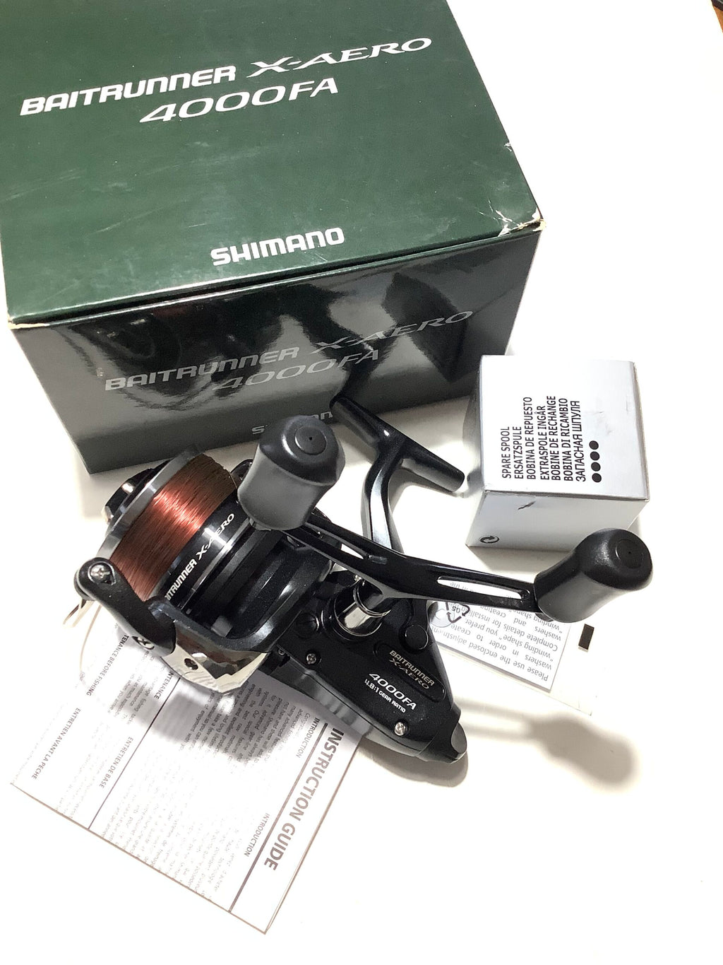 New SHIMANO 4000FA X-AERO Baitrunner Reel