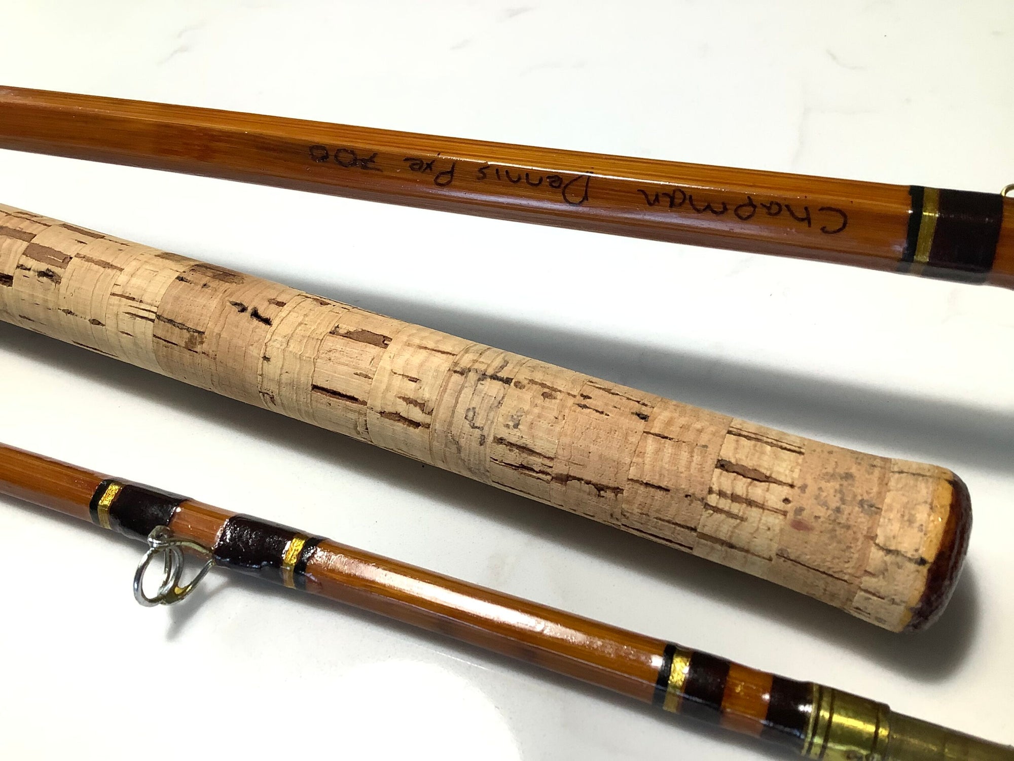 Rare CHAPMANS of Ware DENNIS PYE 700 Built Cane Rod