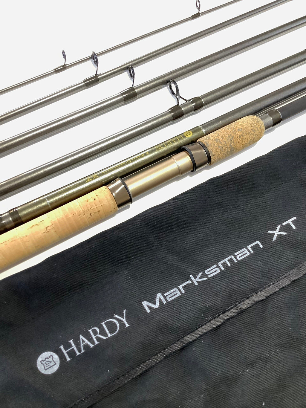 HARDY BROS MARKSMAN 6 x piece SMUGGLER 12ft XT ROD with Hardy Marksman Carrying Case