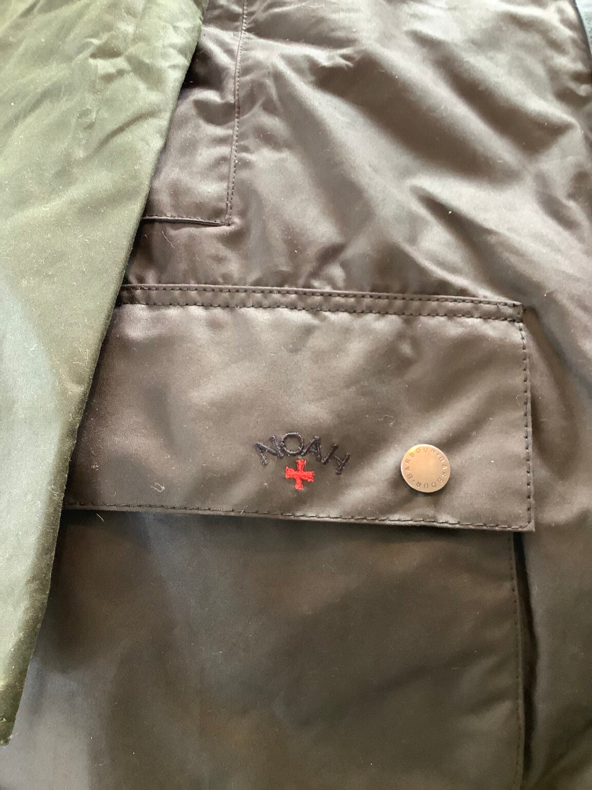 Brand New Rare Barbour NOAH waxed Coat with fleece Liner