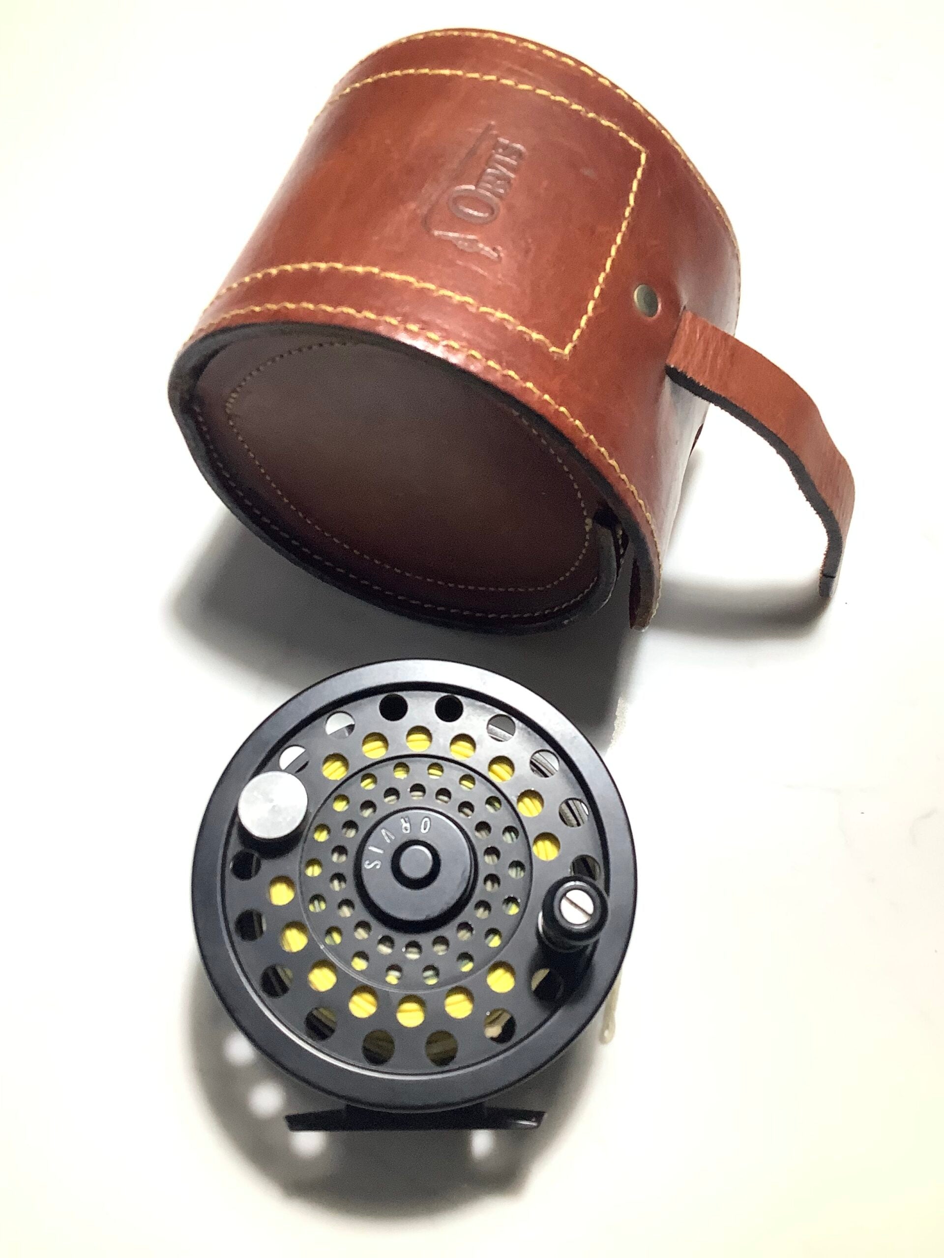 ORVIS TARPON DXR with line and Leather ORVIS Case