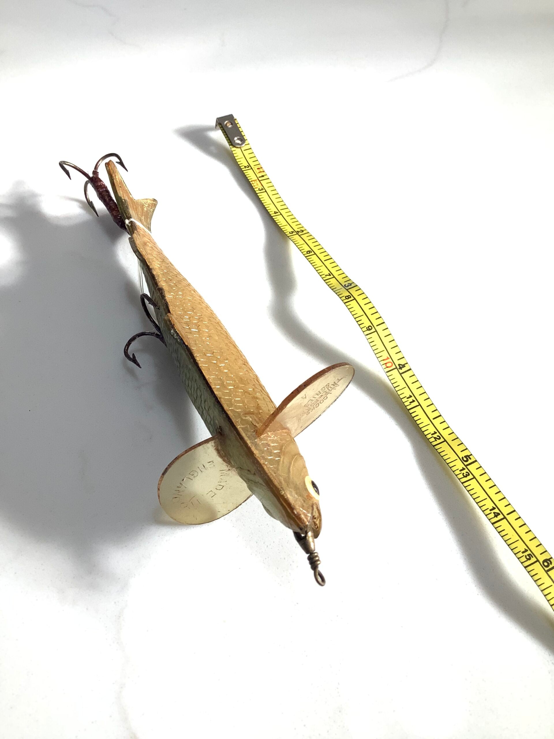 Vintage/Antique collection of Allcock Co Lure Baits, unused set circa 1909