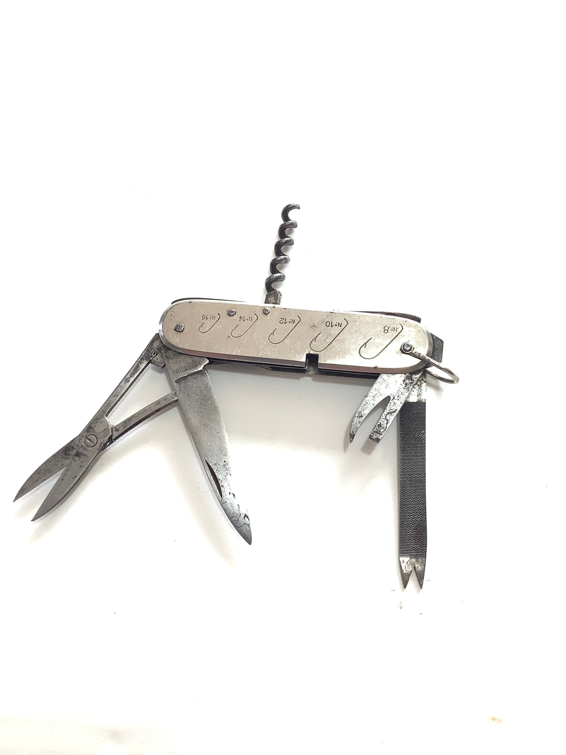 Vintage PEGLEY DAVIES Anglers Multi-tool Pocket Knife