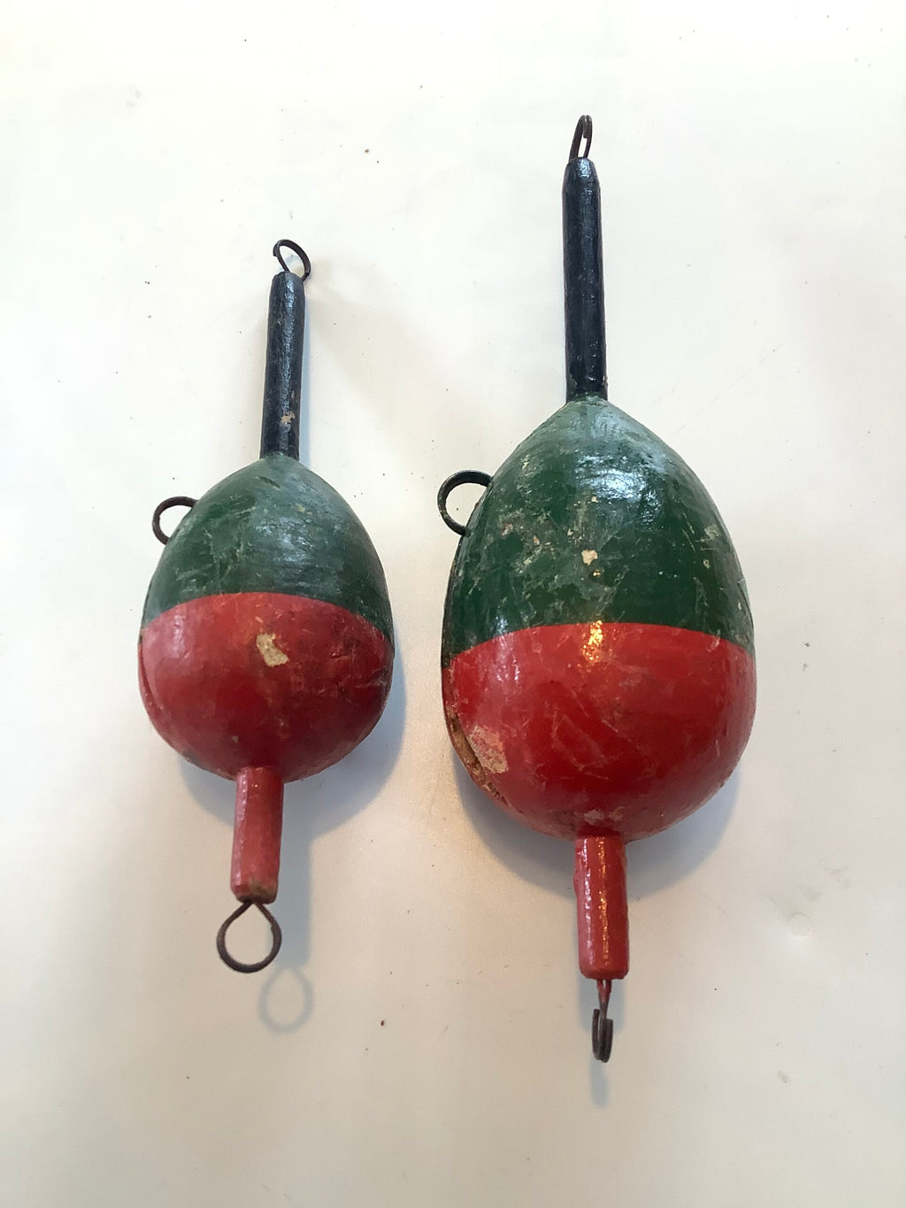 Antique “Tays” sliding Pike Floats