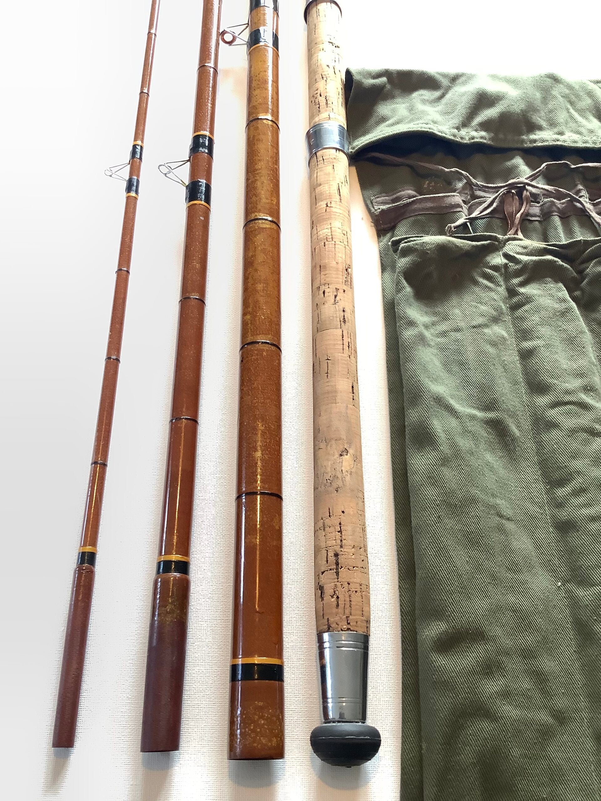 Very Rare Vintage  Fred Taylor of Oxford Superflex Float Rod