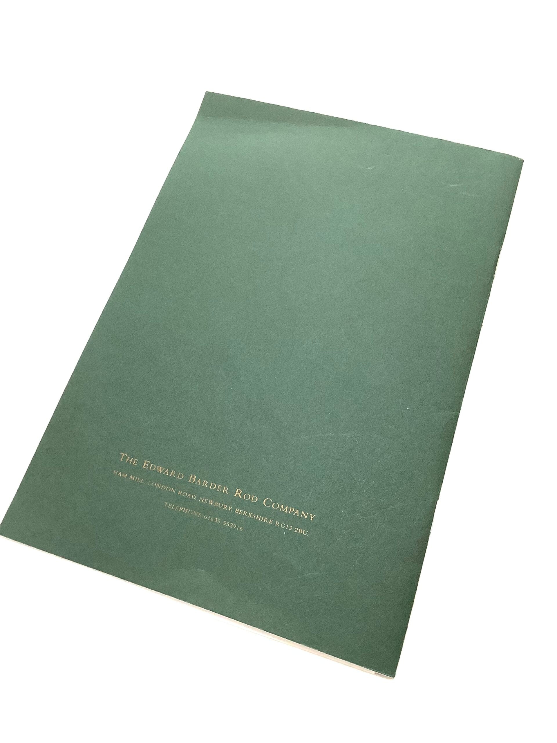 EDWARD BARDER ROD CATALOGUE AND PRICE GUIDE LIST