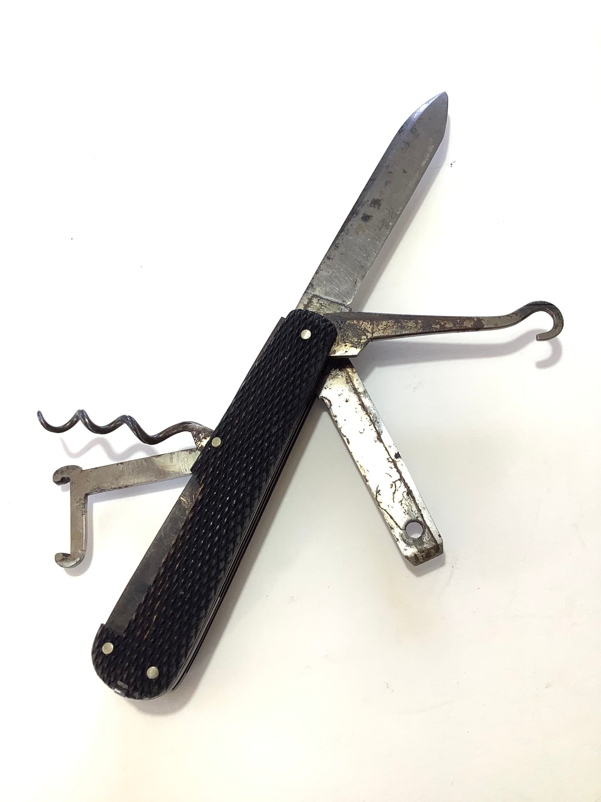 Rare Antique Sportsman Multi-Tool Large Pocket Knife