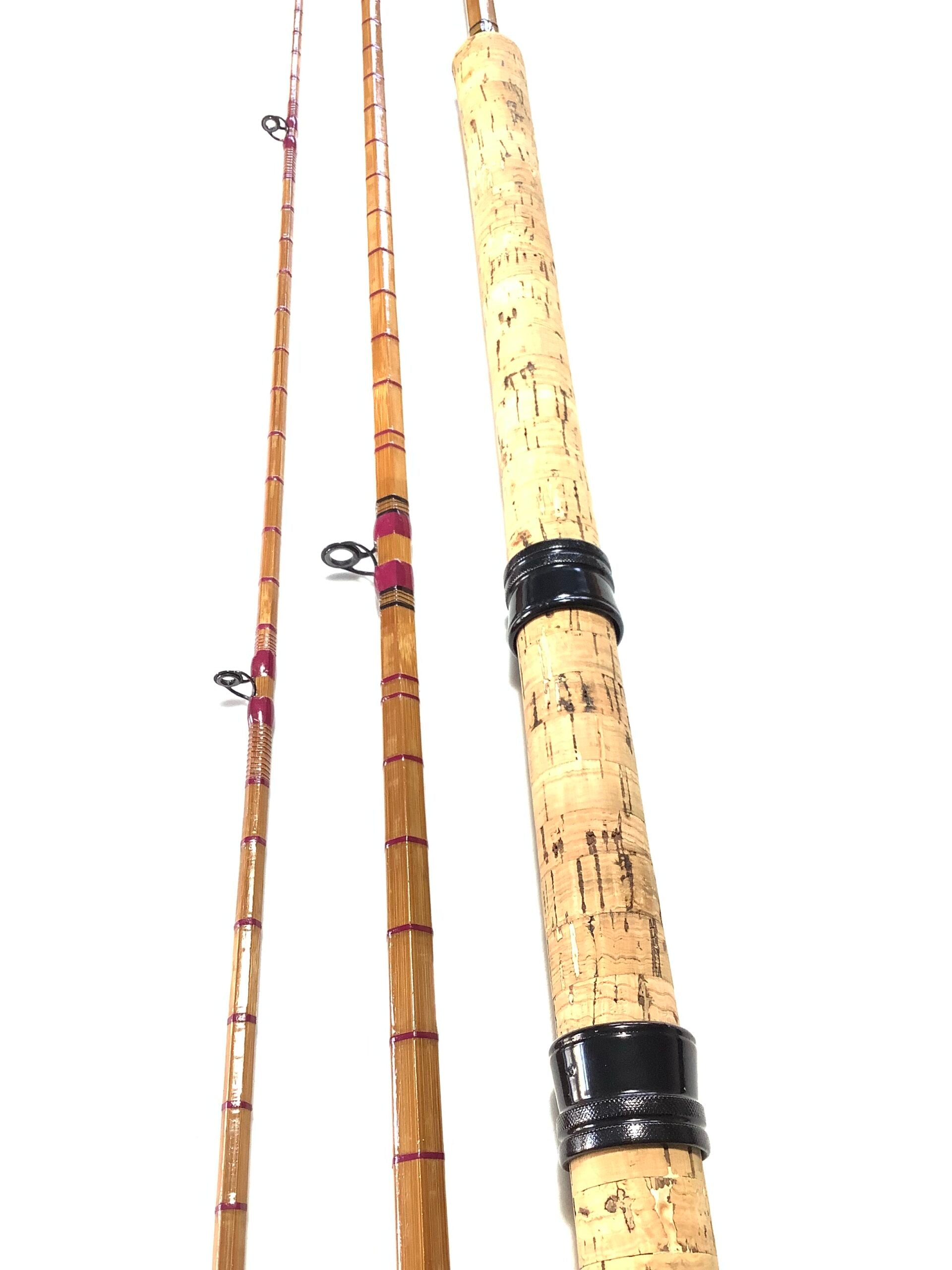 PRECISION RODS TUDOR WORKS Black label 11ft Built Cane AVON Rod