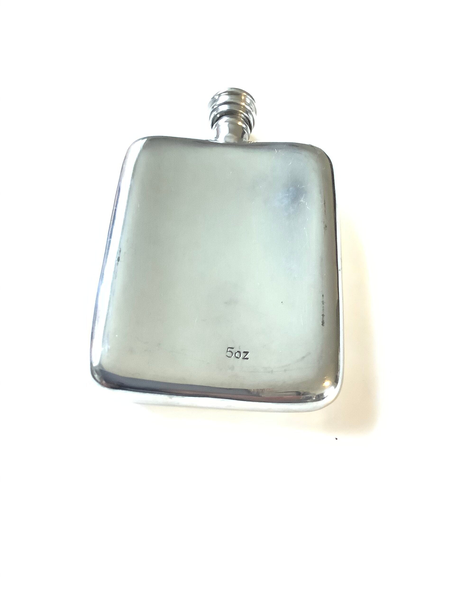 Vintage Smith Canova Silver Hip Flask
