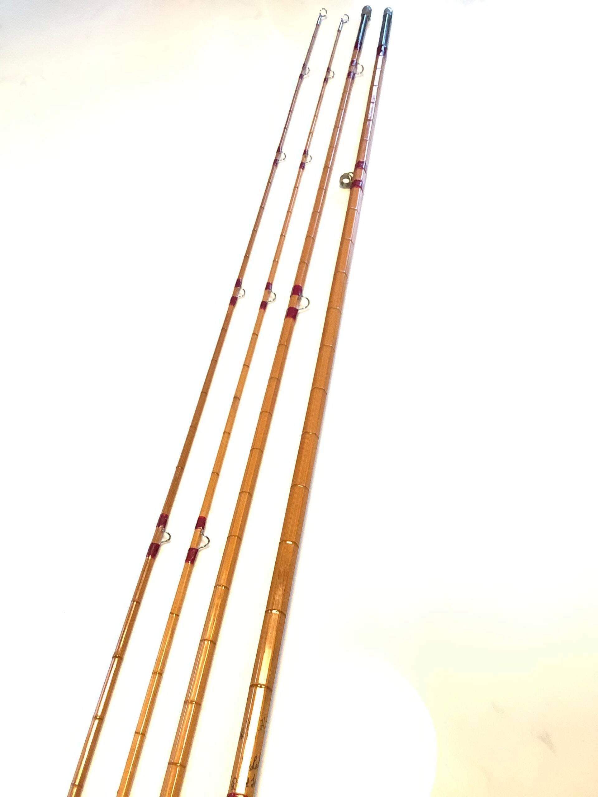 Hardy Bros J.J.H TRIUMPH 8ft 9” Palakona Fly Rod with twin Tips Leather Case