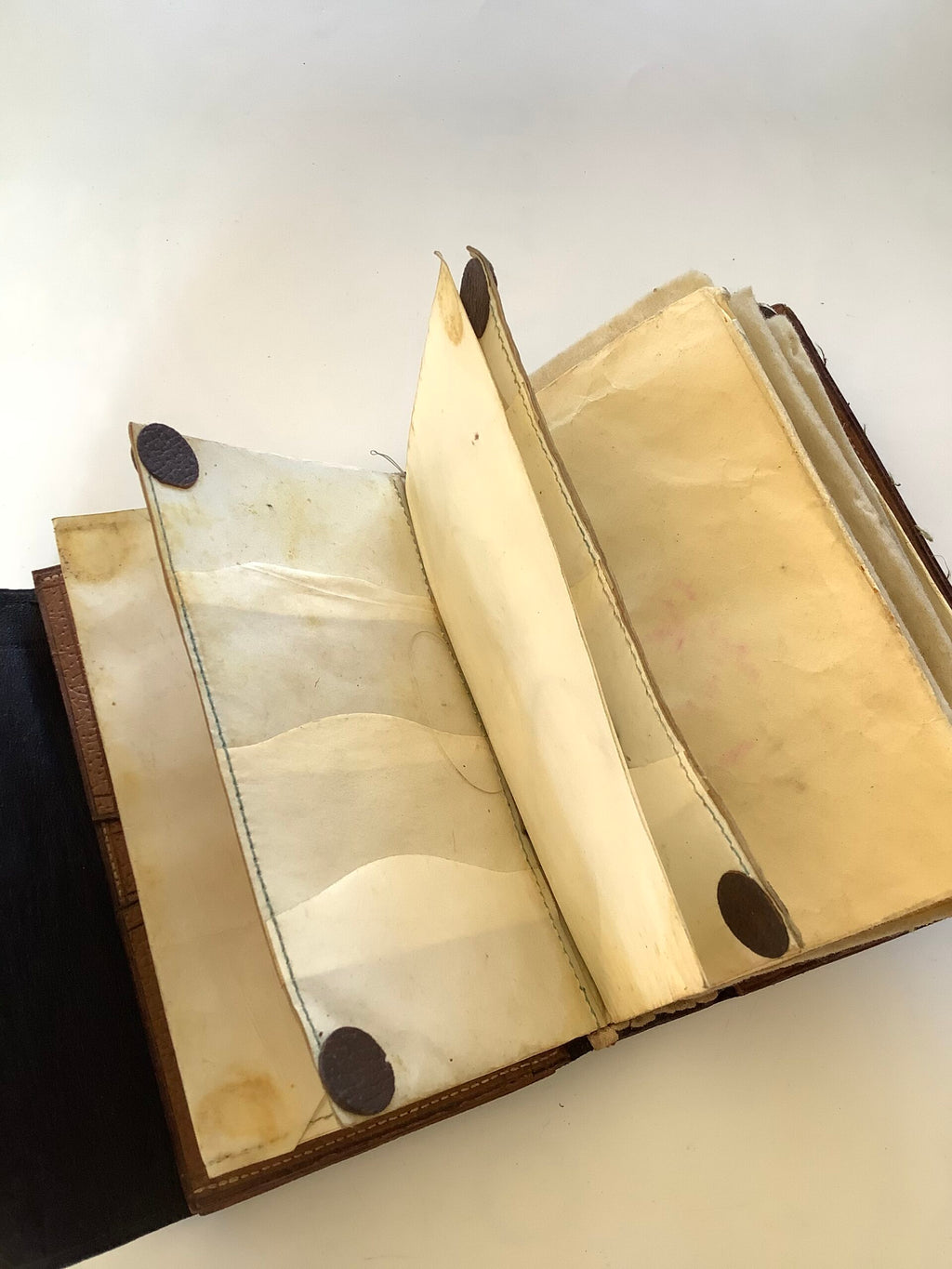 Antique WM Haynes Son Makers Leather Salmon Fly Wallet