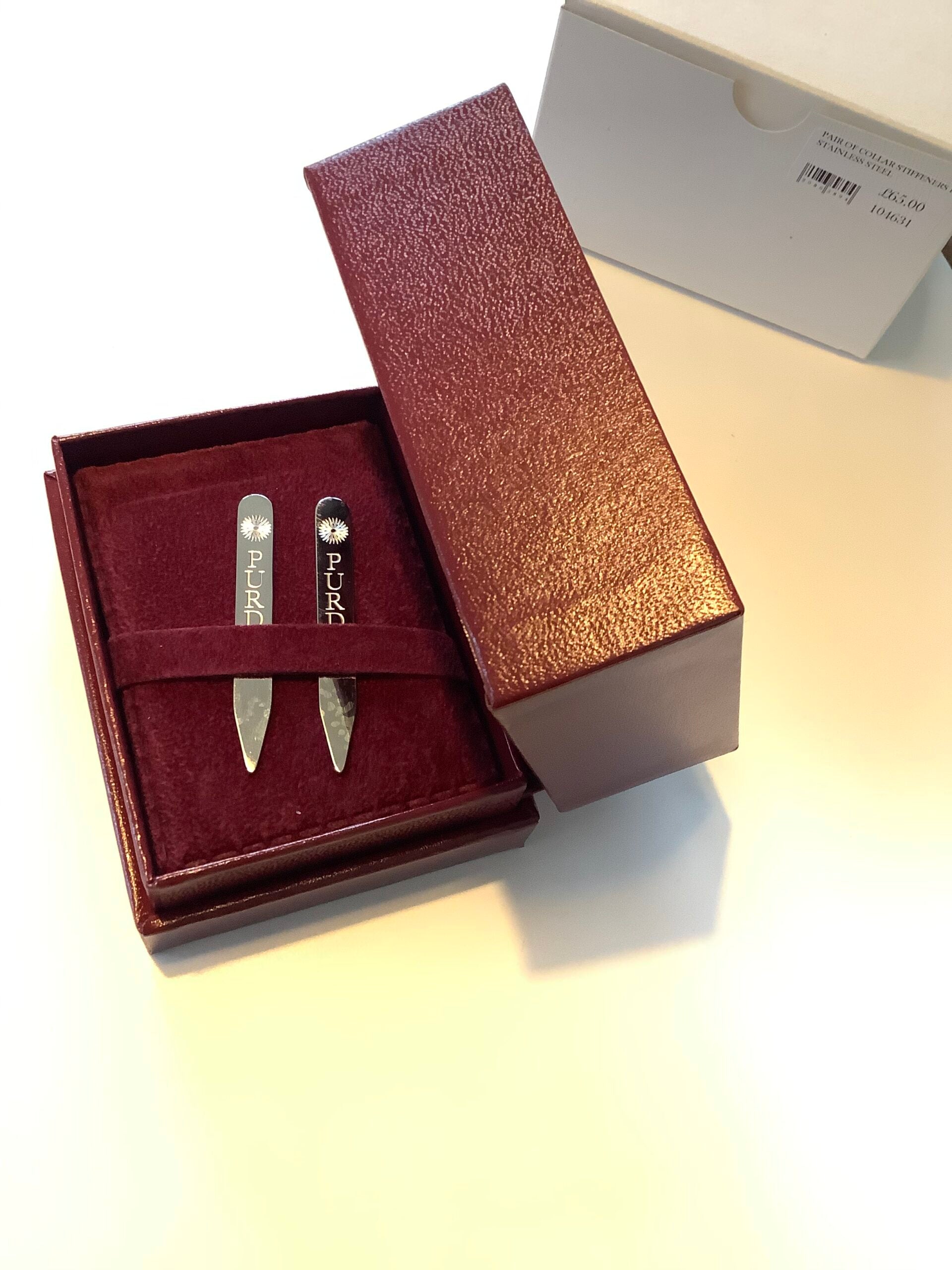 James Purdey Pair of Collar Stiffeners
