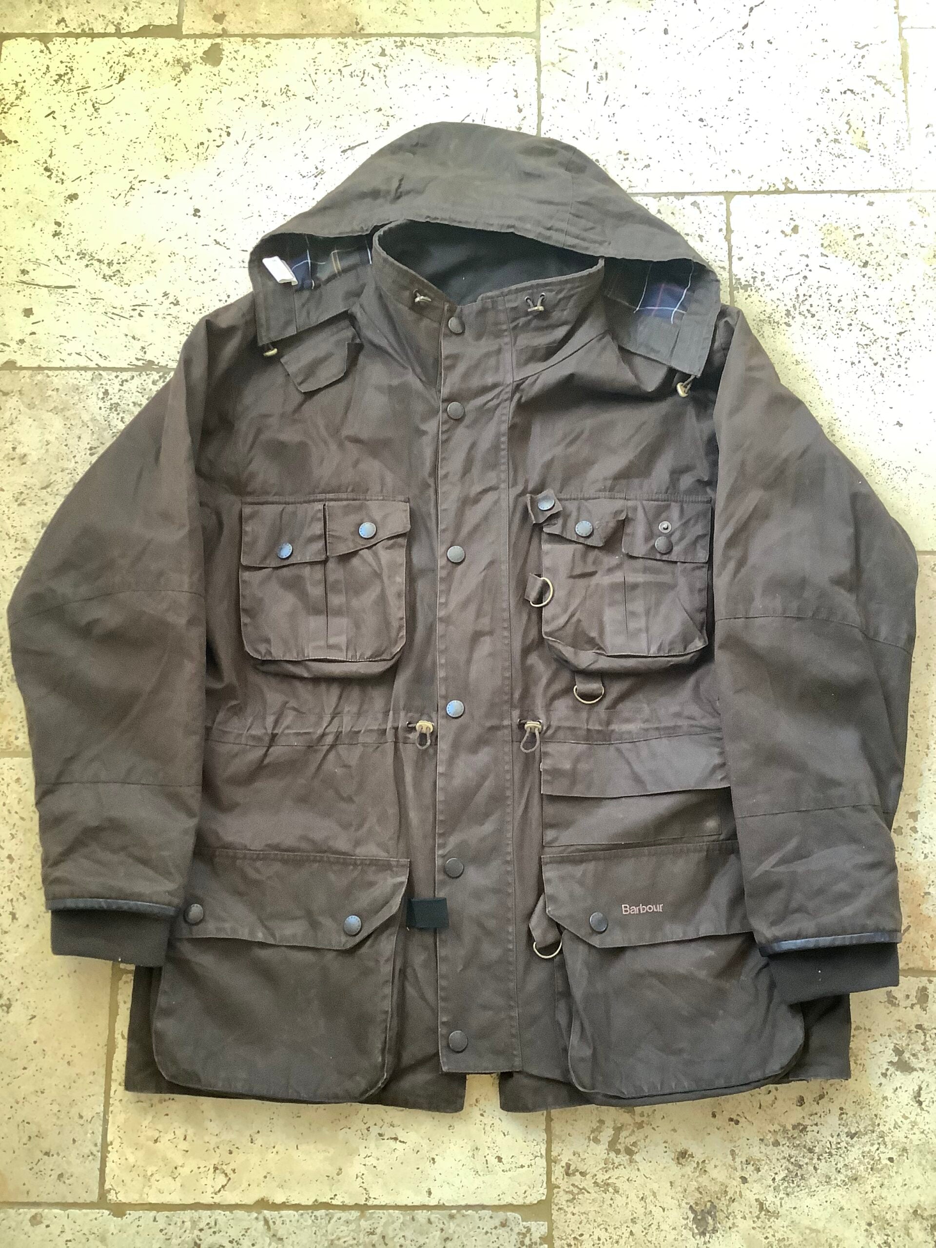 00s Barbour dryfly fishing XLドライフライSpey Barbour バブアー モディファイドドライフライワックス