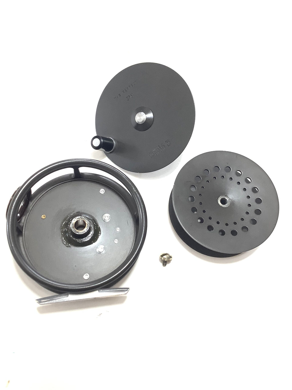 Vintage Hardy Bros Left Hand Wind 35/8” PERFECT Fly Reel