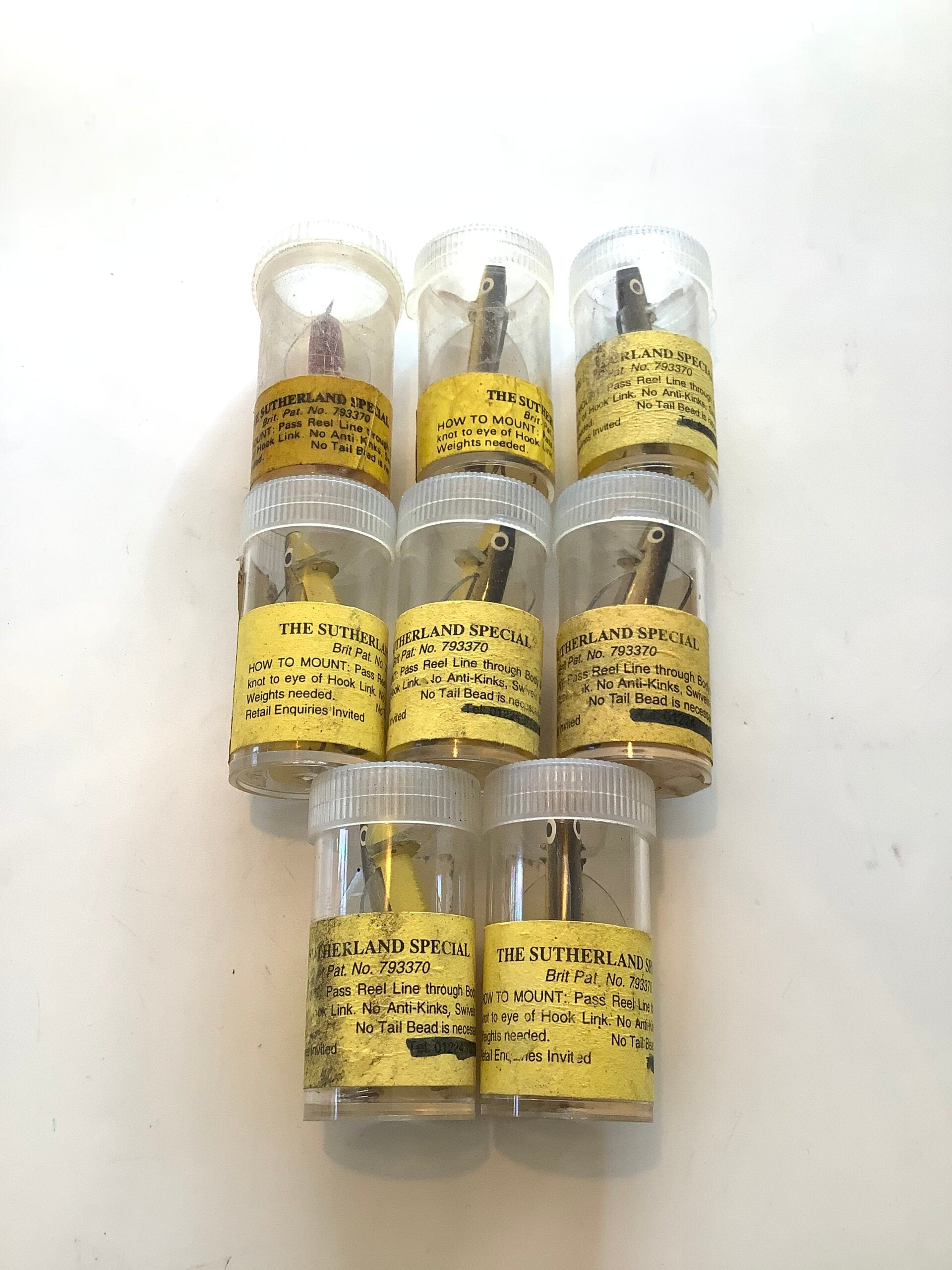 Vintage unused “Sutherland Special” Salmon Lures