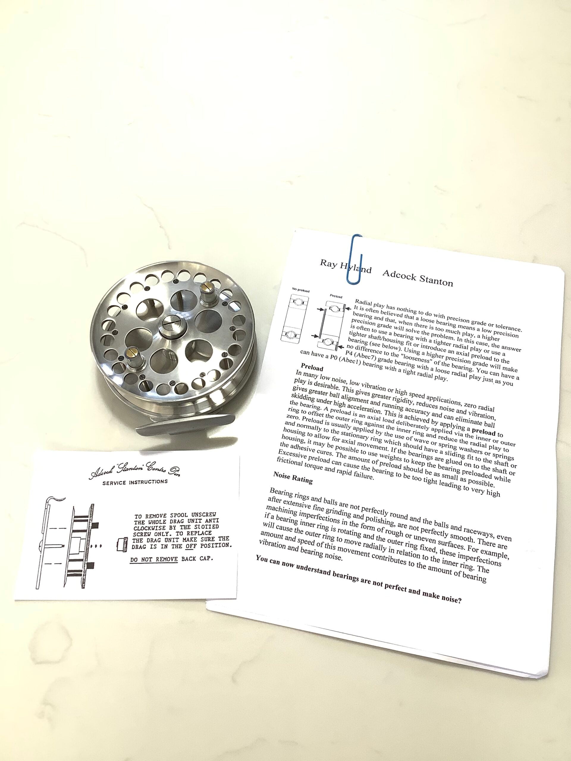 Bespoke Upgraded ADCOCK STANTON 4 1/2” Centrepin