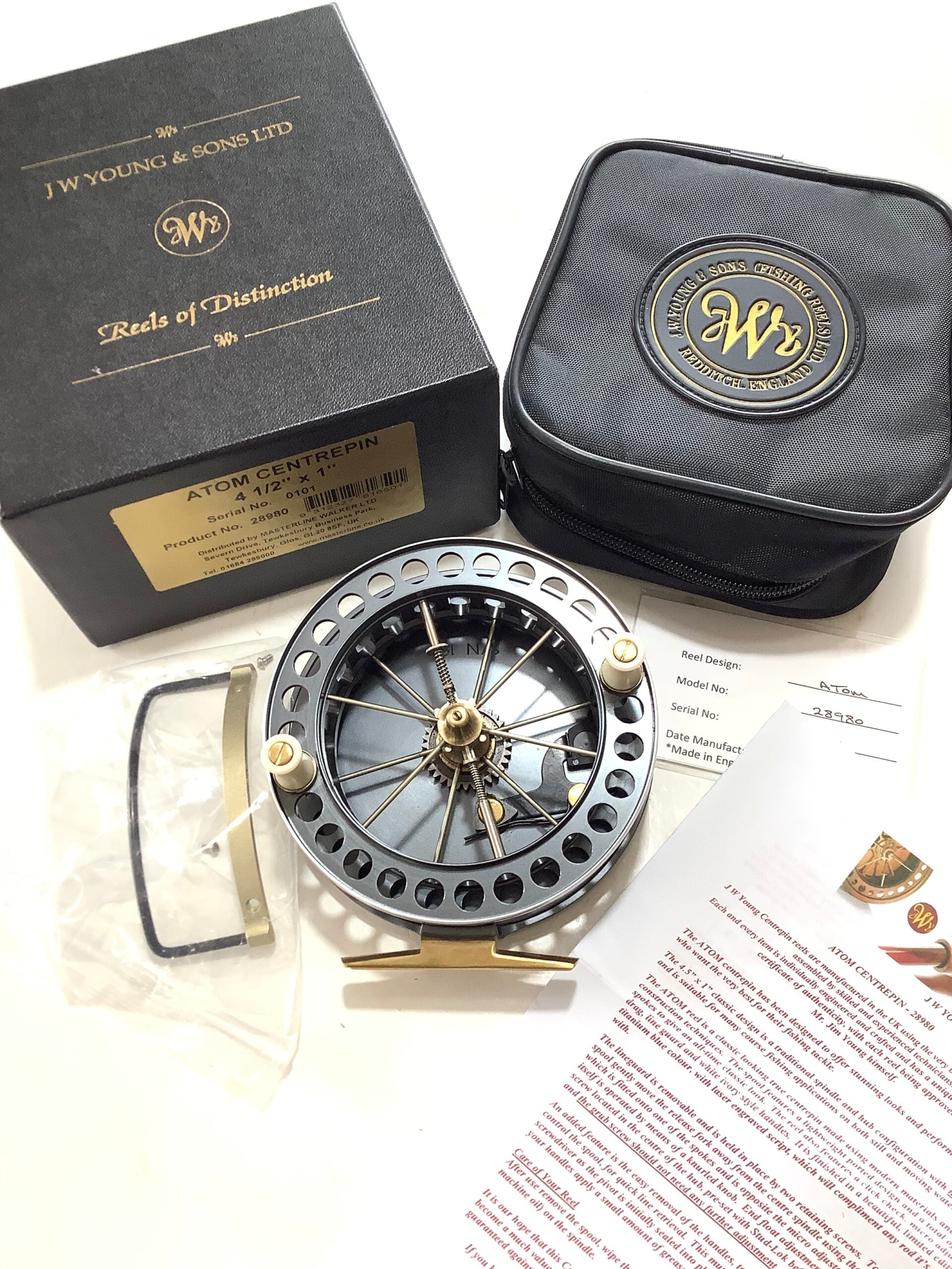 A ONE OFF Finished by GARRY MILLS , J W Youngs ATOM Centrepin Limited Edition