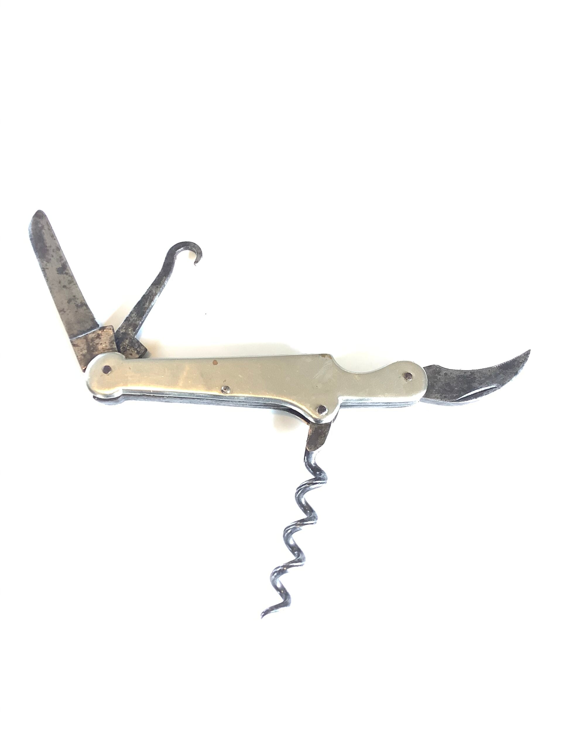 Rare Antique Asprey of London Makers to his Majesty multi-tool folding pocket knife