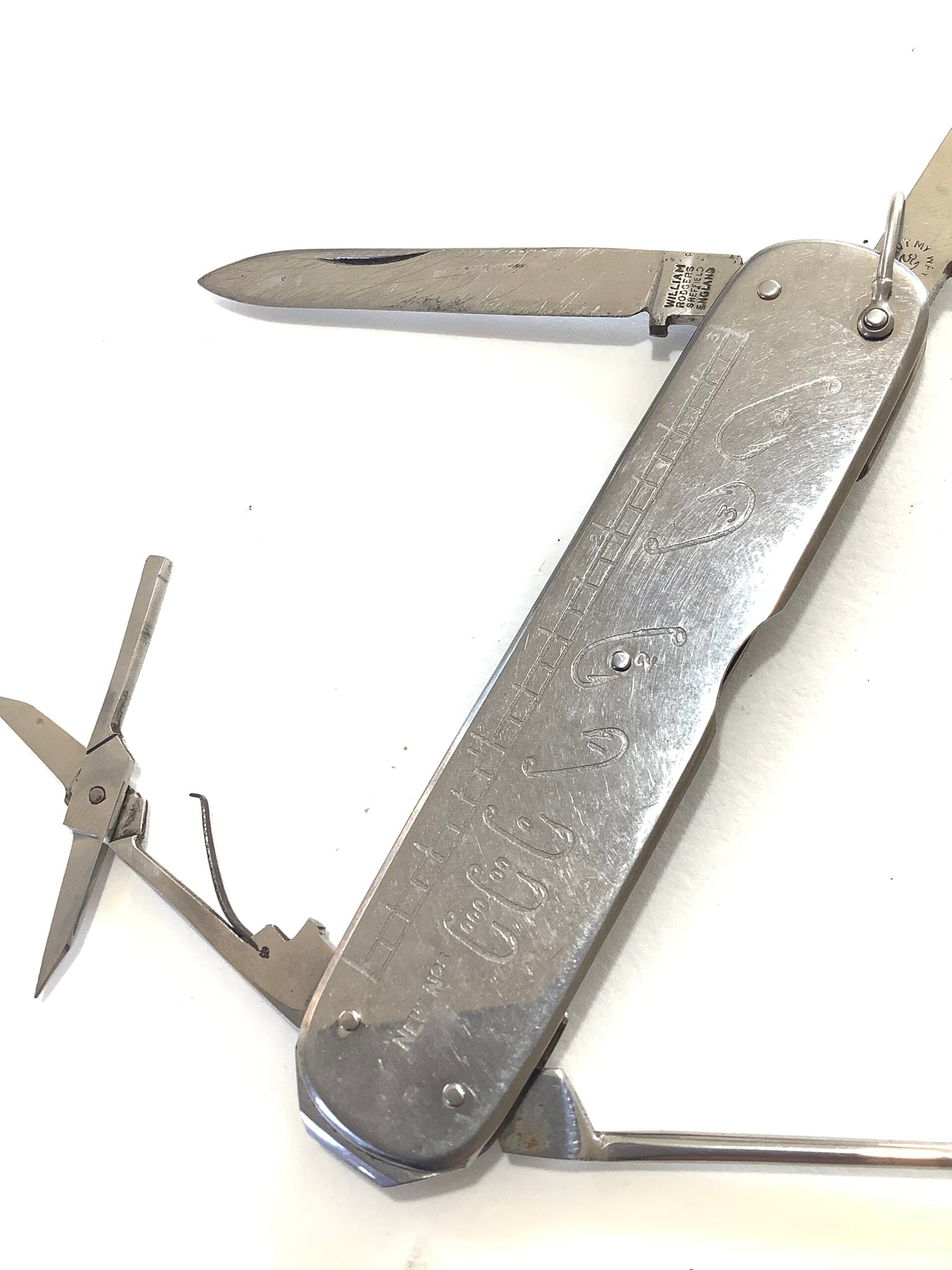 Rare Vintage WILLIAM RODGERS ANGLERS KNIFE