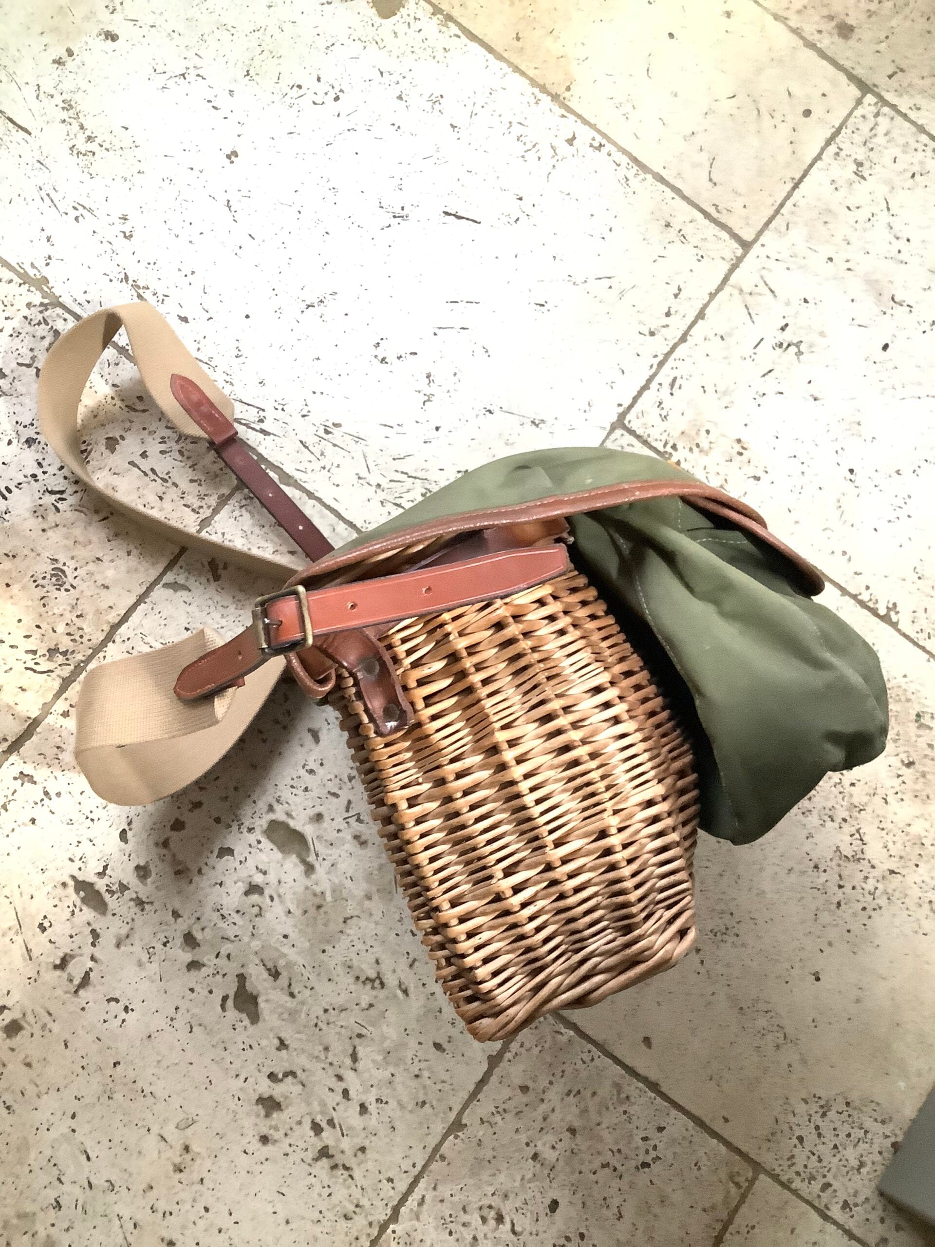 Vintage BRADY Conway Fisherman’s Creel/Bag