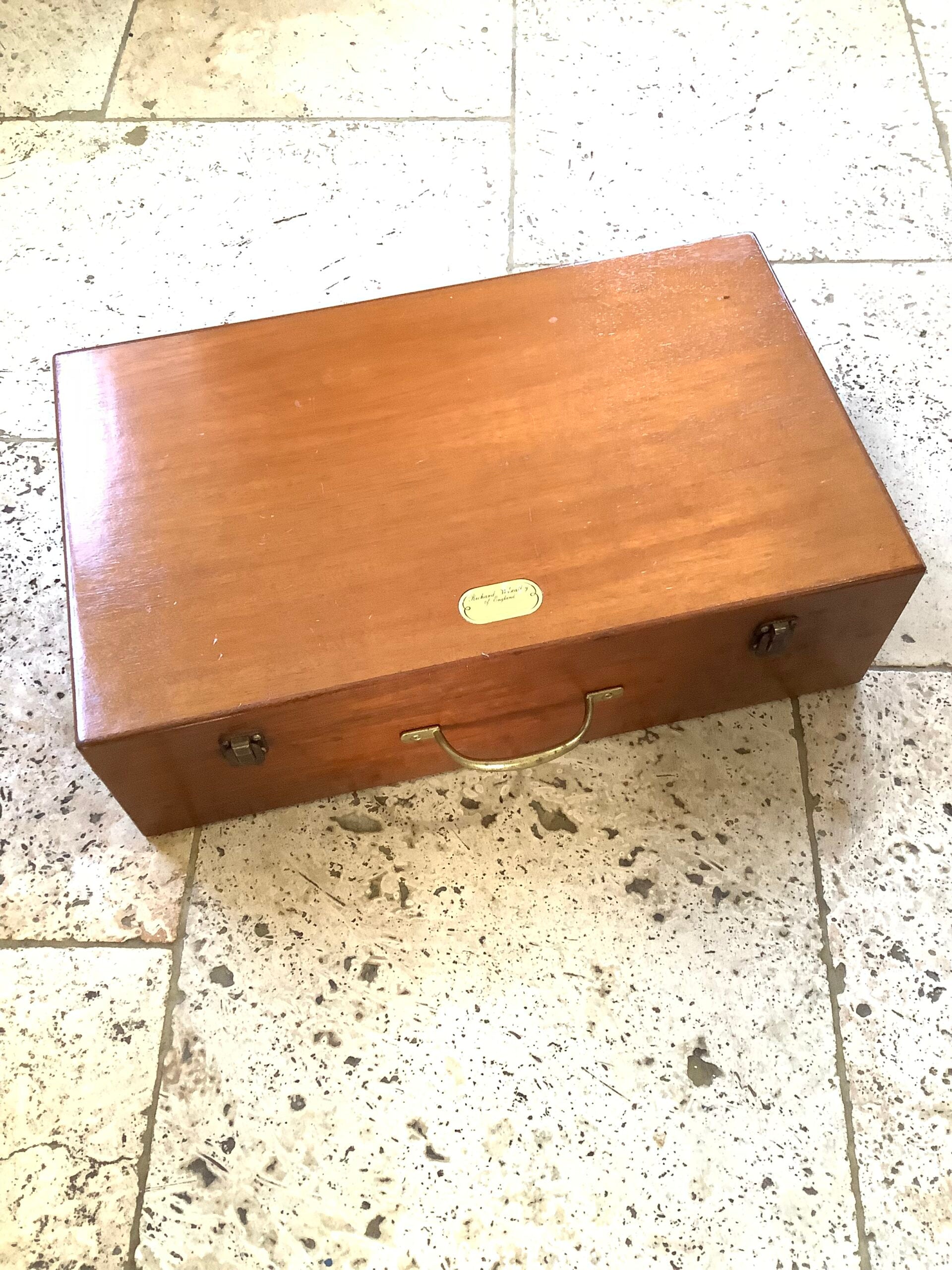 Very Rare Vintage Richard Wheatley Mahogany Fly Tyers Cabinet