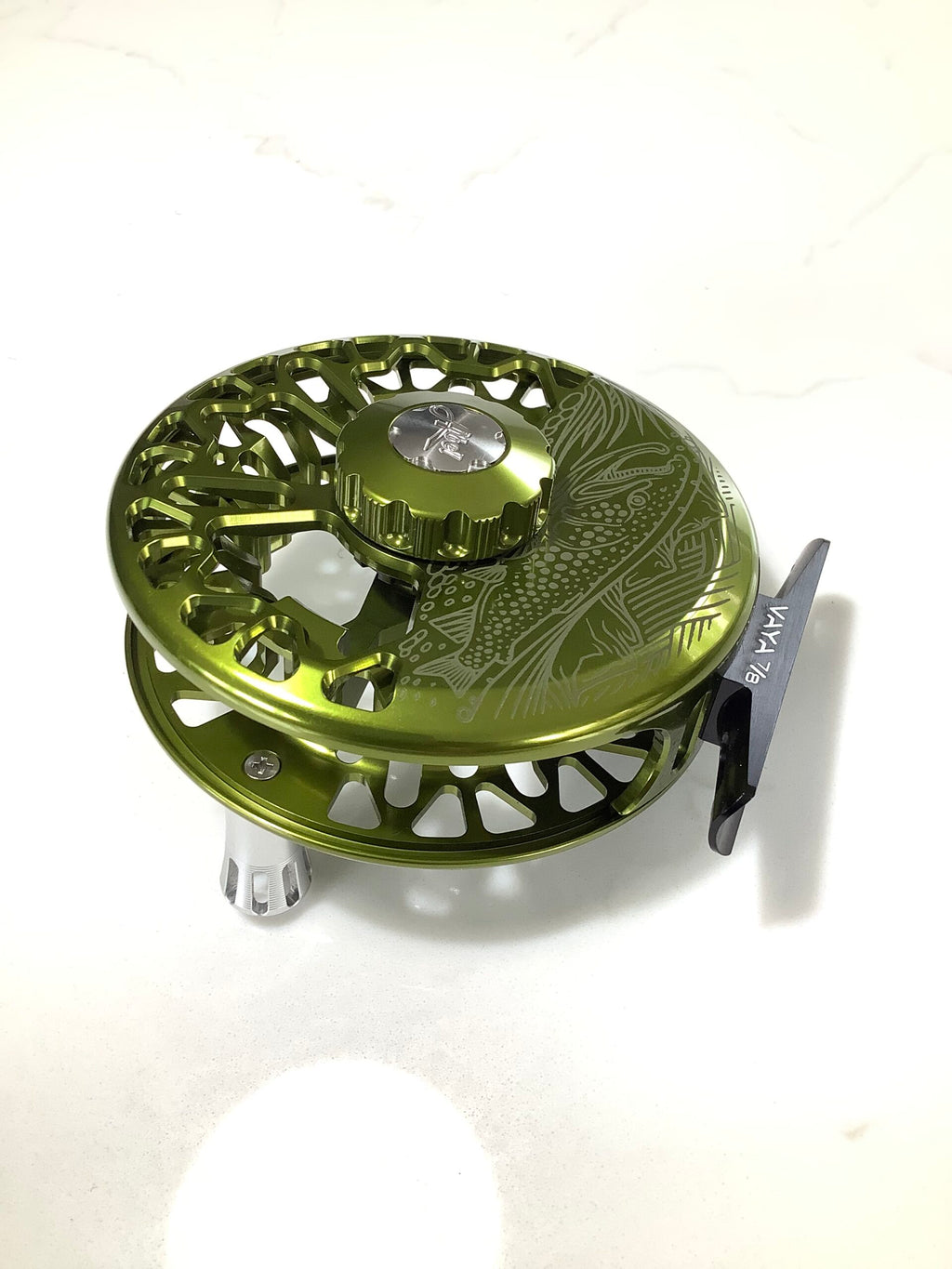 NEW ABEL “ UNDERWOOD ON THE HUNT “ Olive VAYA 7/8 Fly Reel