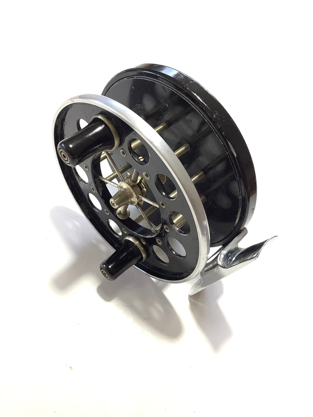 Vintage Allcocks Aerial 3 3/4” Wide Drum Centrepin
