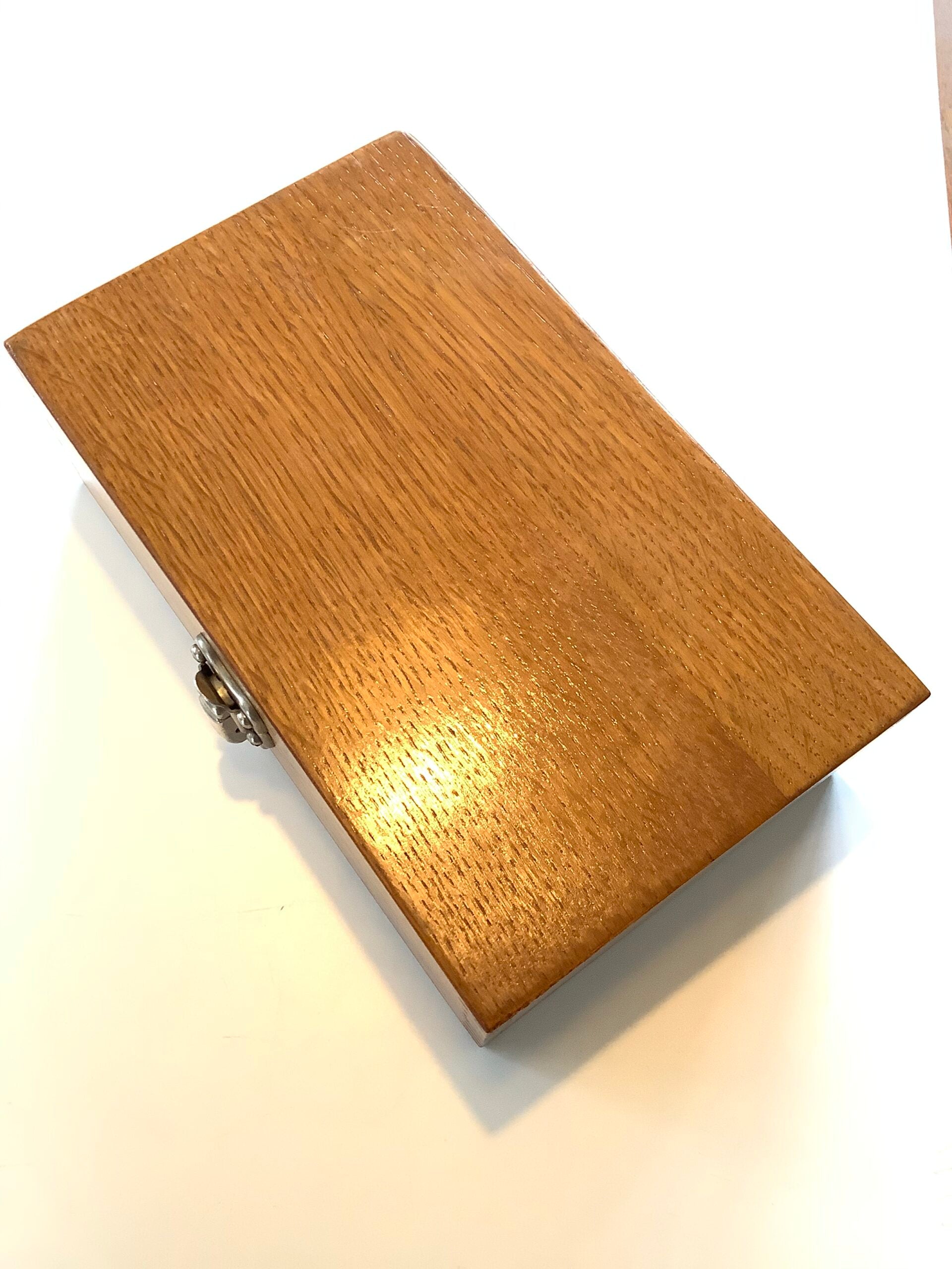 Vintage Hardy Bros Oak Tackle box